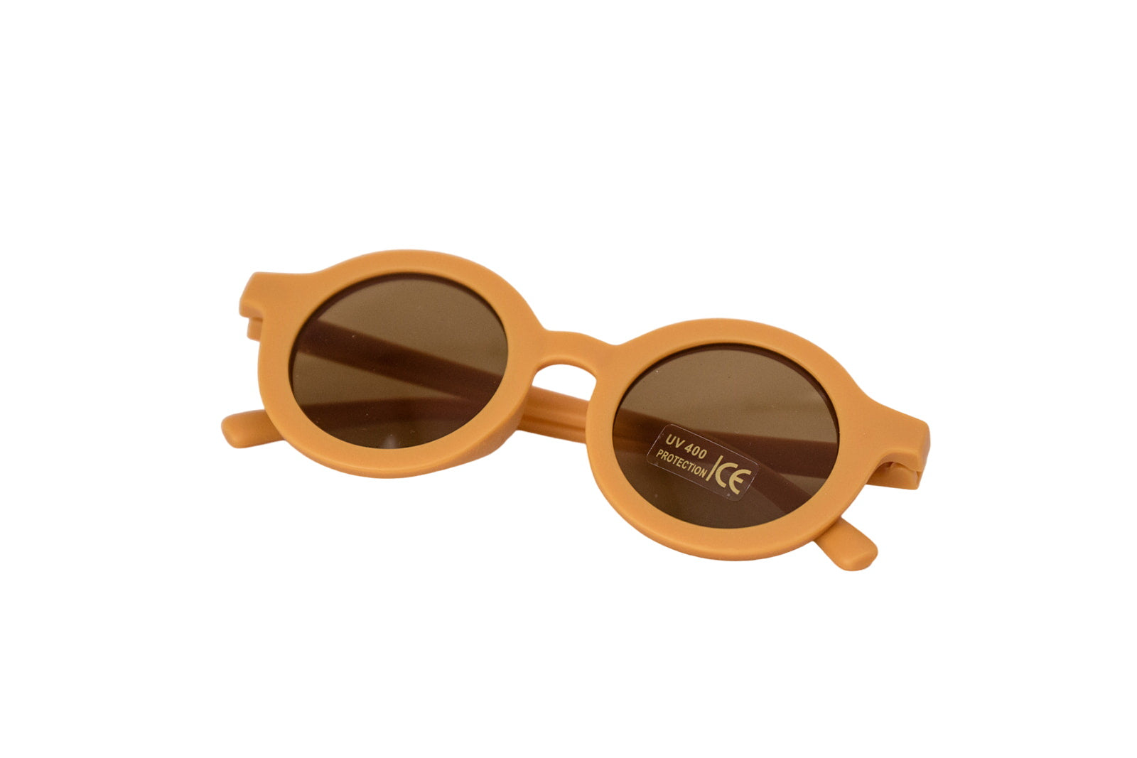 Toddler & Kid Retro Sunglasses - Mustard