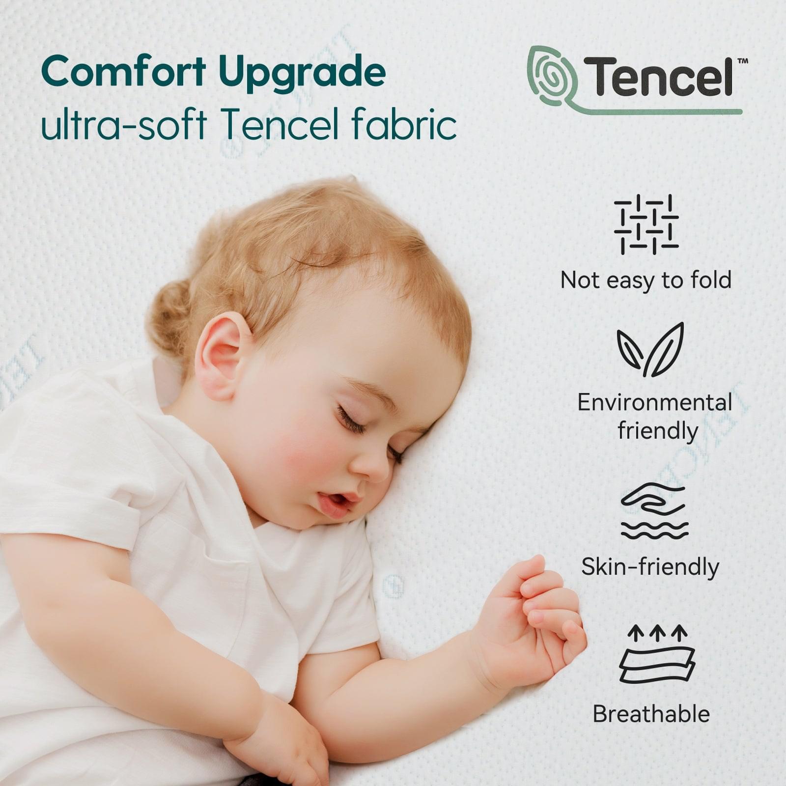 Cloud 2 Crib & Toddler Mattress With Tencel Cover Dual-sided Memory Foam