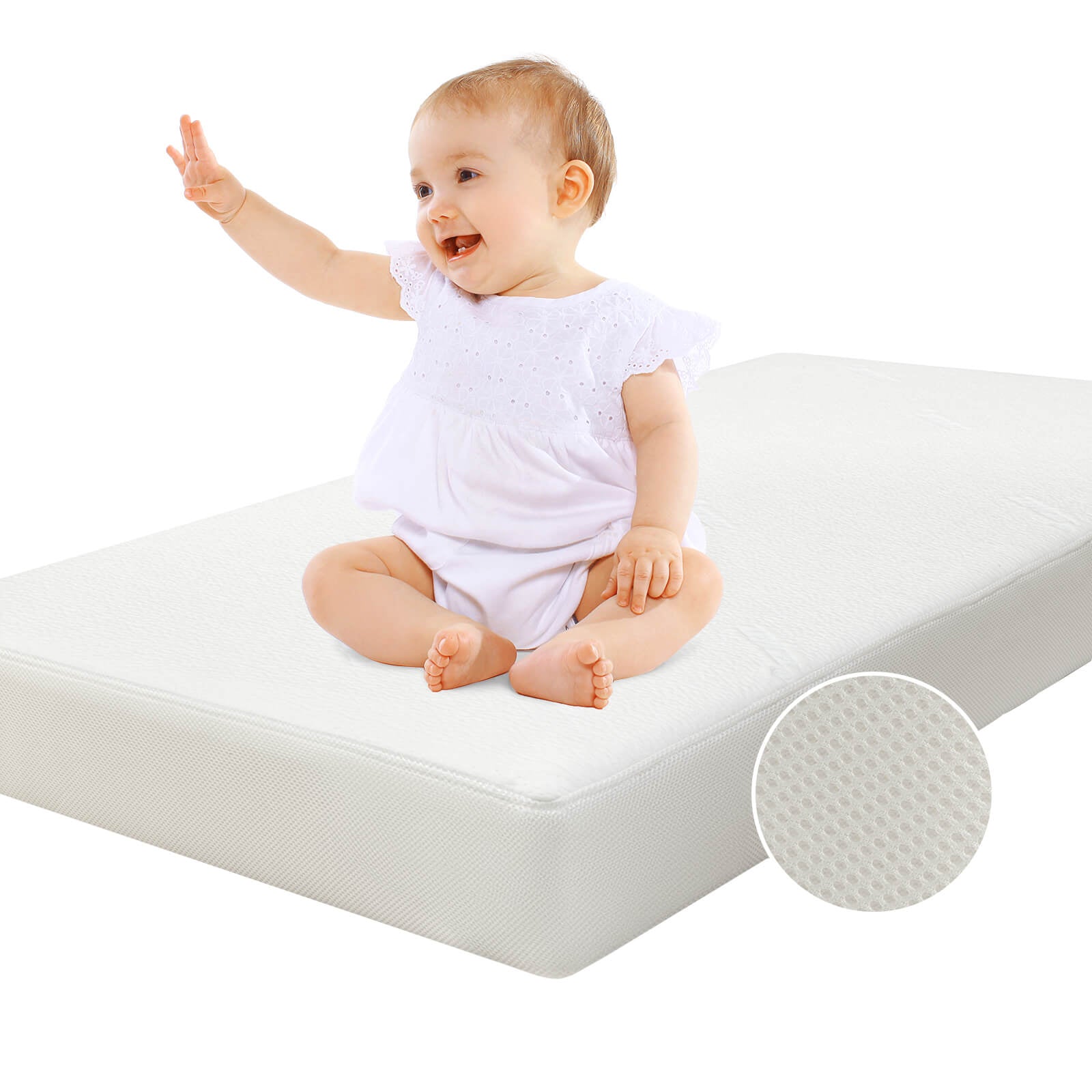 Cloud 2 Crib & Toddler Mattress With Tencel Cover Dual-sided Memory Foam