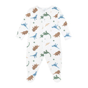 Lets Roar Printed Footie | Baby Boy