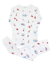 Lobster Boat Printed Pajama | Boy