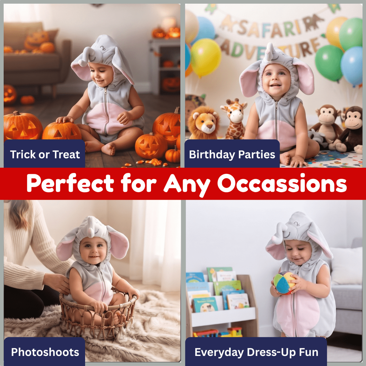 Baby Elephant Costume