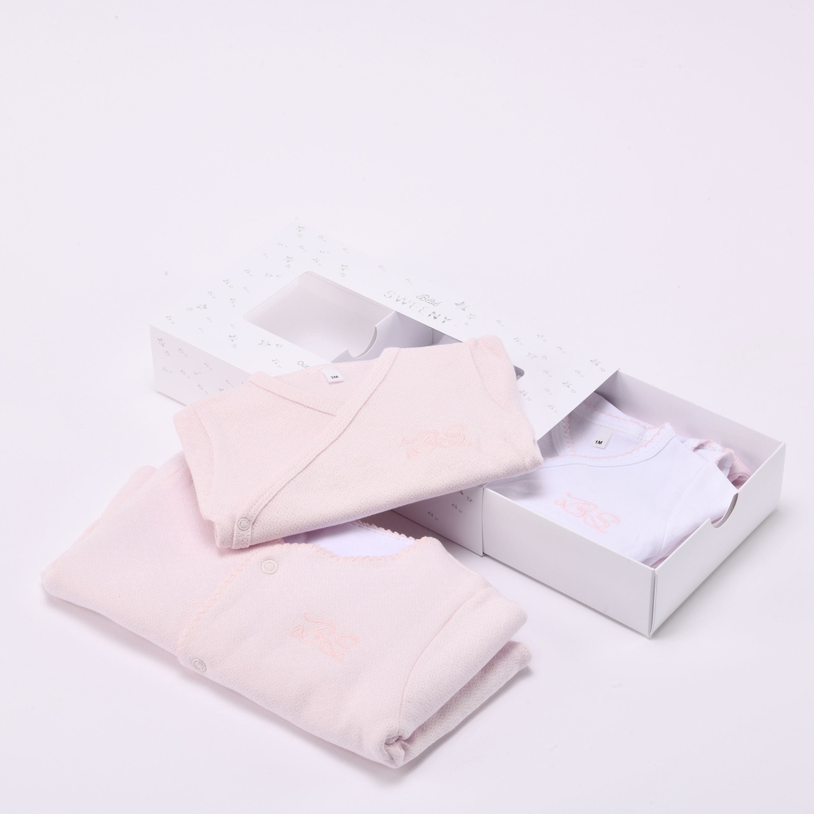 Bebe Sweeny Essentials | Baby Girls Pink Cardigan & Leggings Set (5)