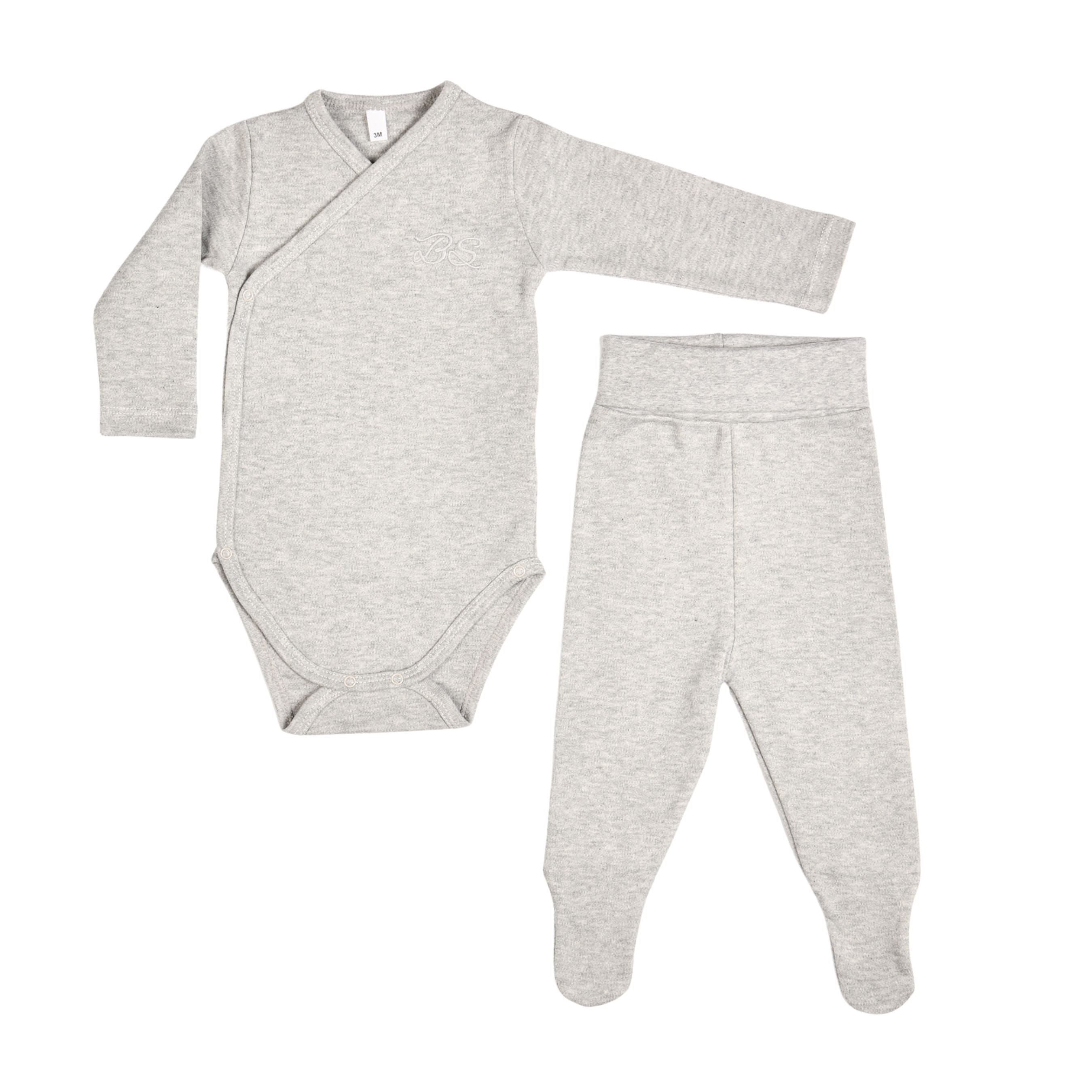 Bebe Sweeny Essentials | Baby Boys Blue And Grey Leggings Gift Set (4)
