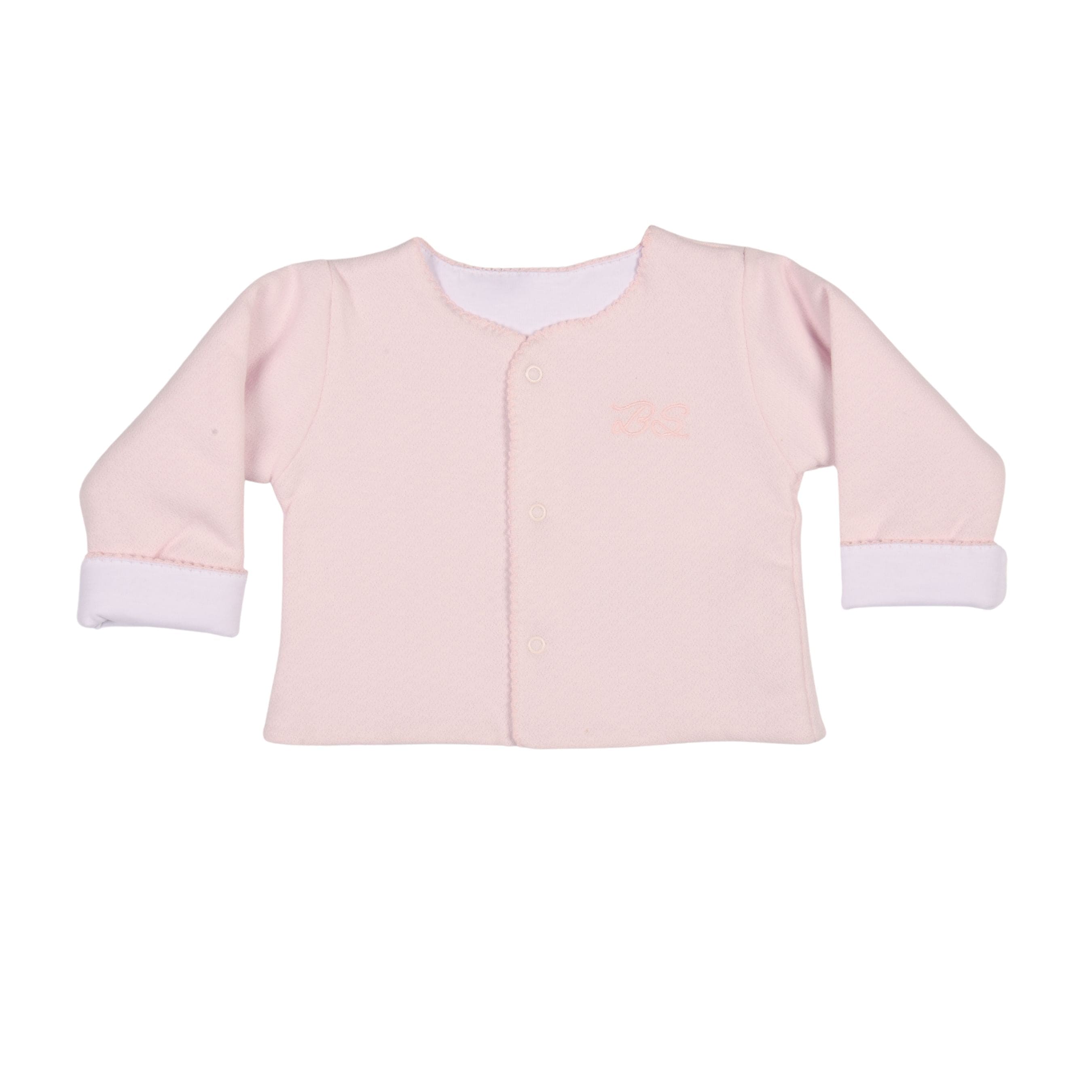 Bebe Sweeny Essentials | Baby Girls Pink Cardigan & Leggings Set (5)