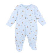 Cookies Printed Footie | Baby Boy