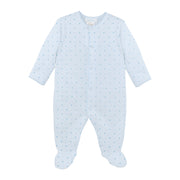 Lovely Dots Printed Footie | Baby Boy