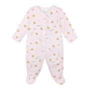 Cookies Printed Footie | Baby Girl