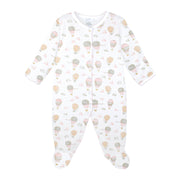 Fly Away Printed Footie | Baby Girl