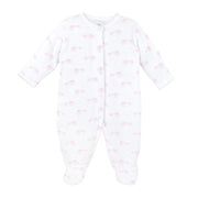 Mama And Baby Printed Footie | Baby Girl