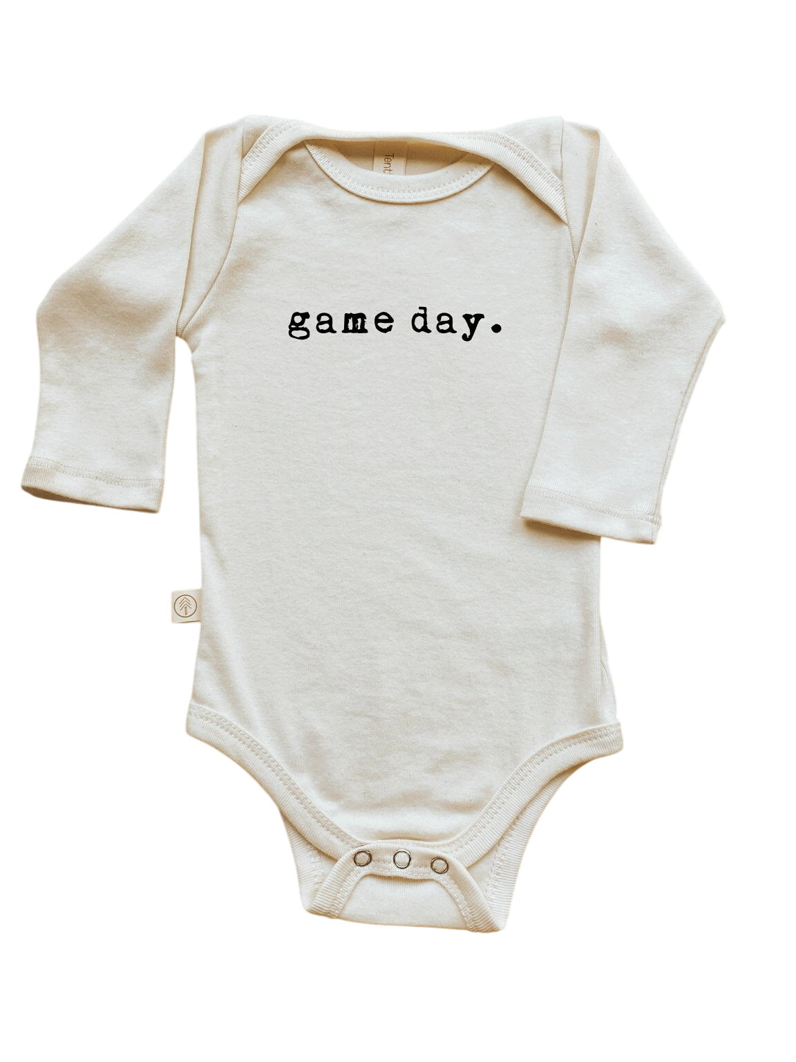 Game Day Organic Cotton Baby Bodysuit Long Sleeve