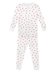 Tiny Heart Printed Pajama | Girl