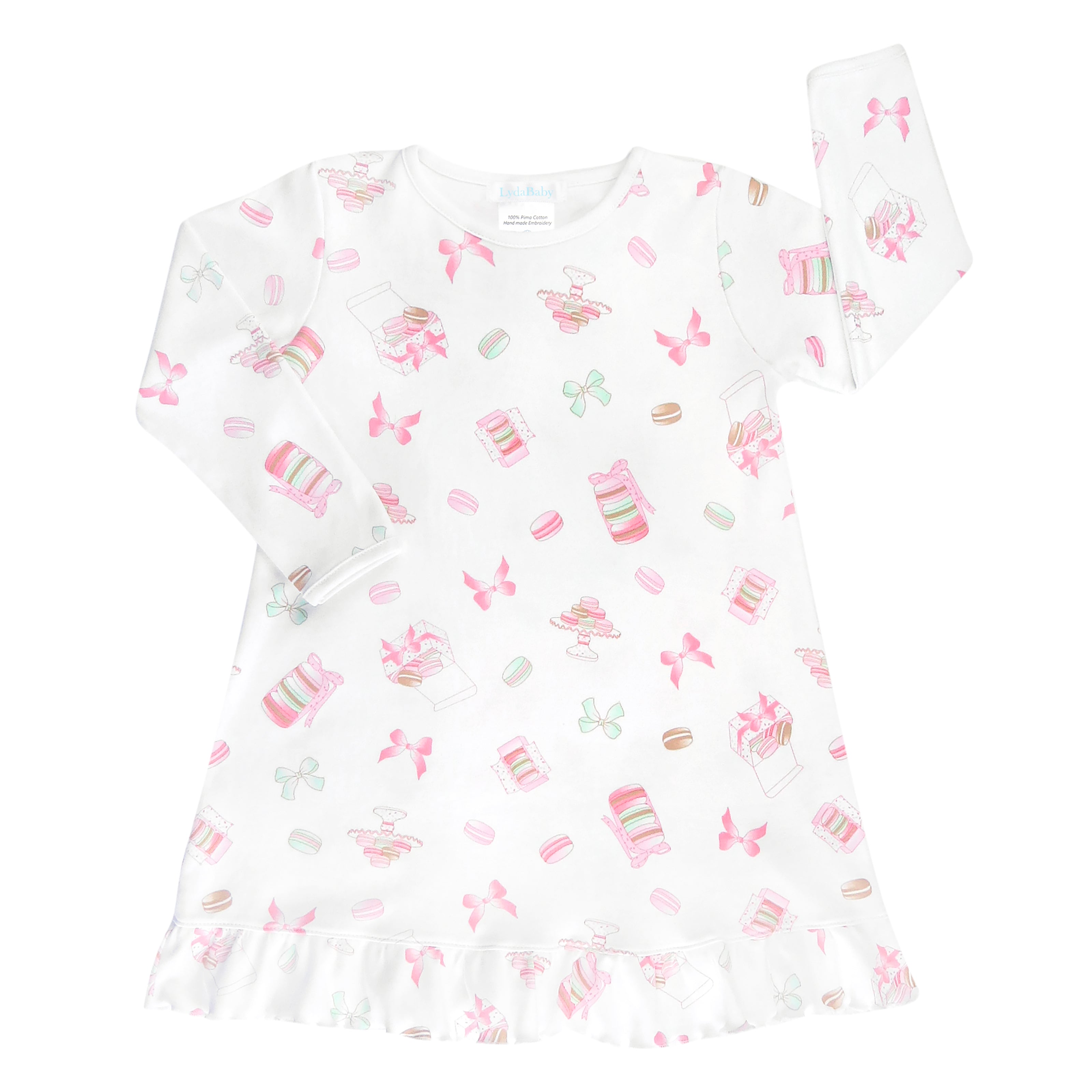 Macaroons And Bows Printed Dress | Girl