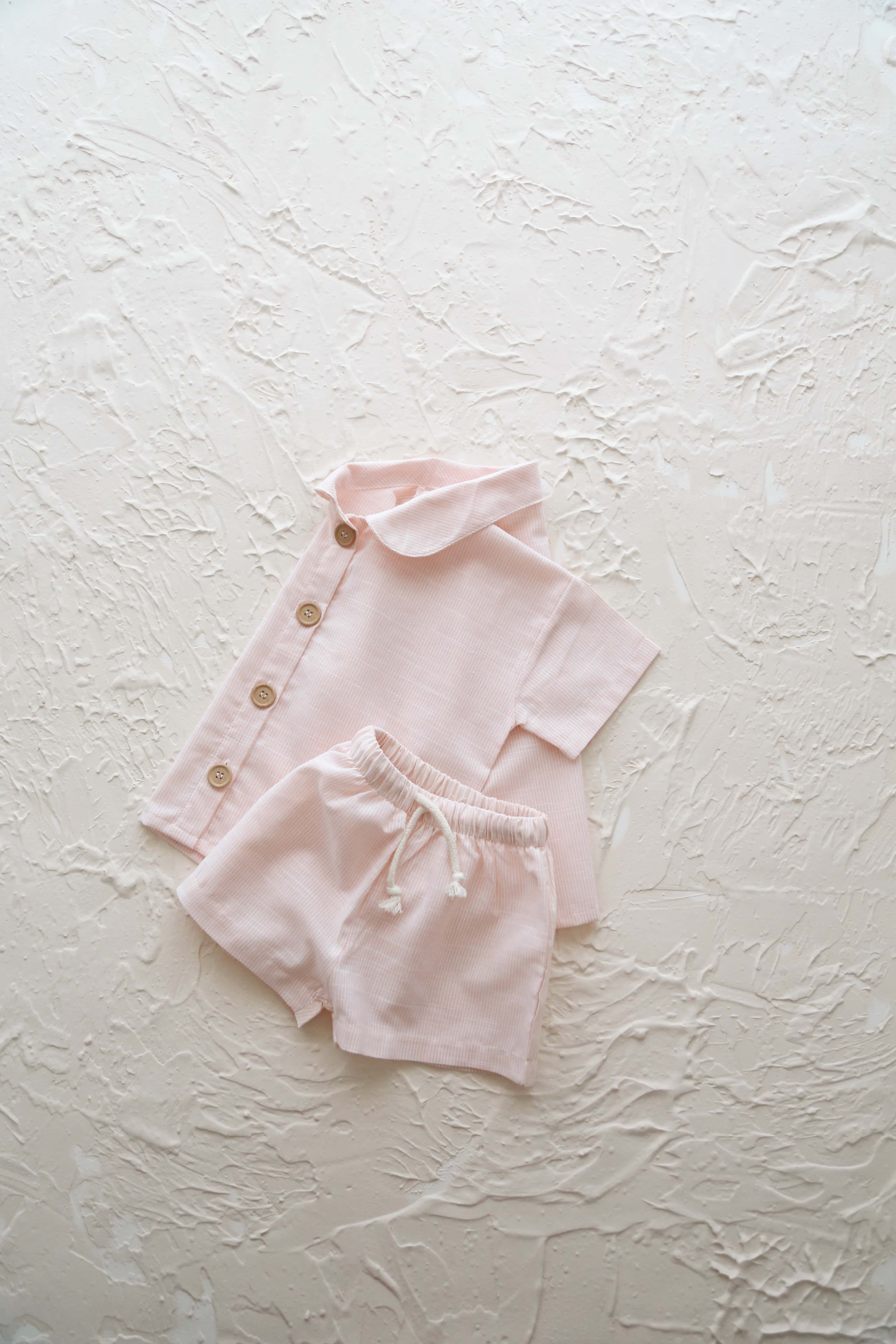 Girl Shirt-short Set