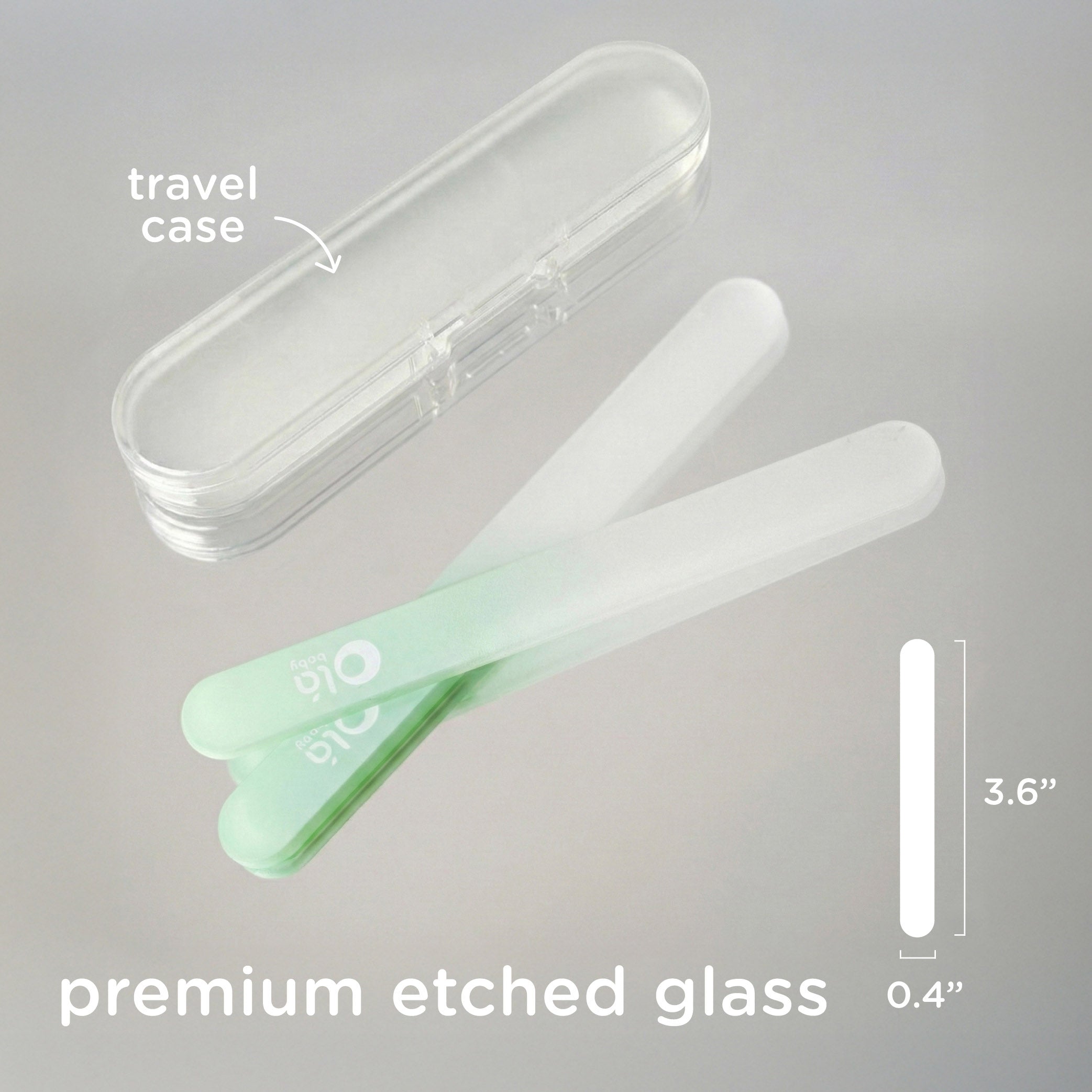 Glass Nail File For Newborn Nails (2-pk)