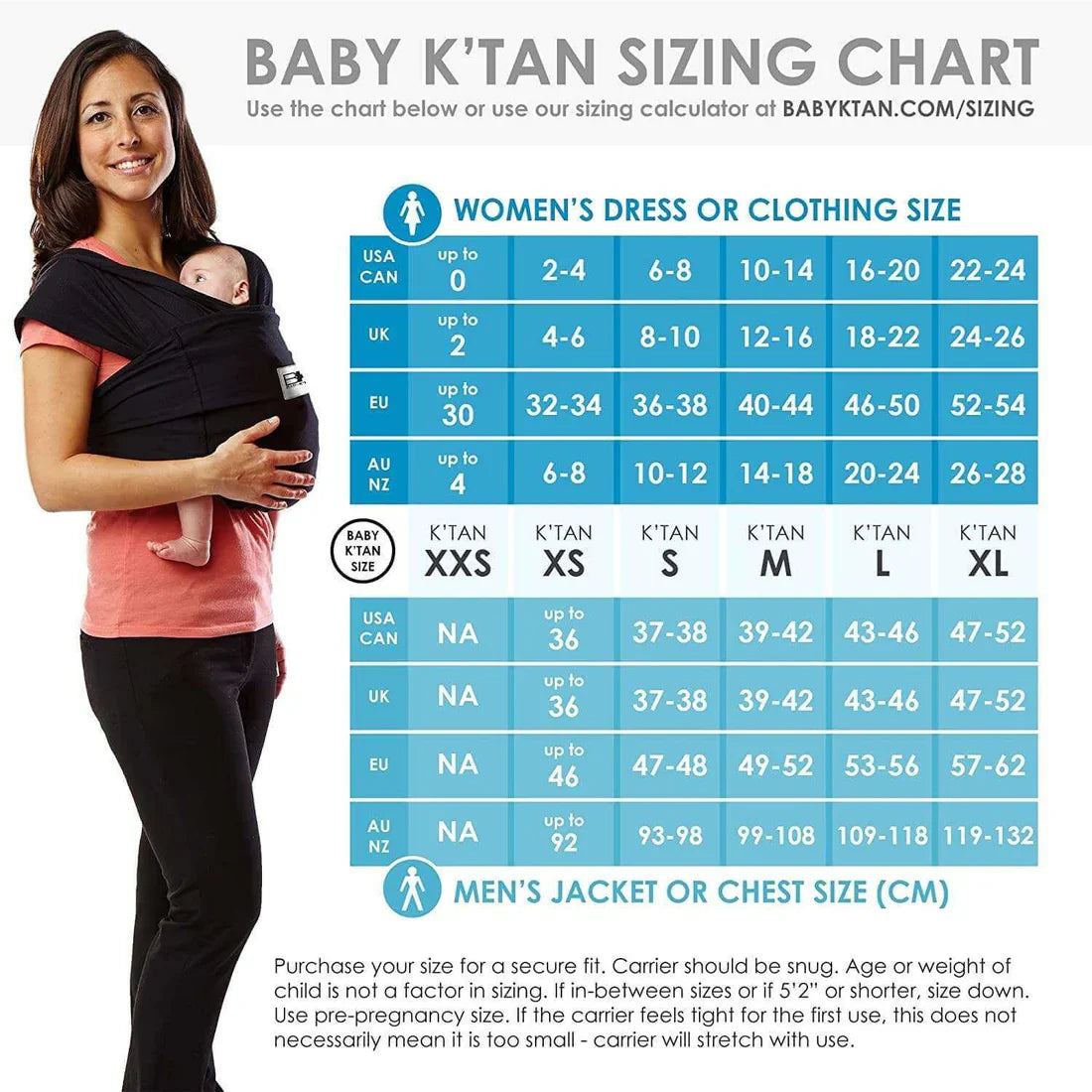 Baby K’tan Active Oasis Baby Carrier