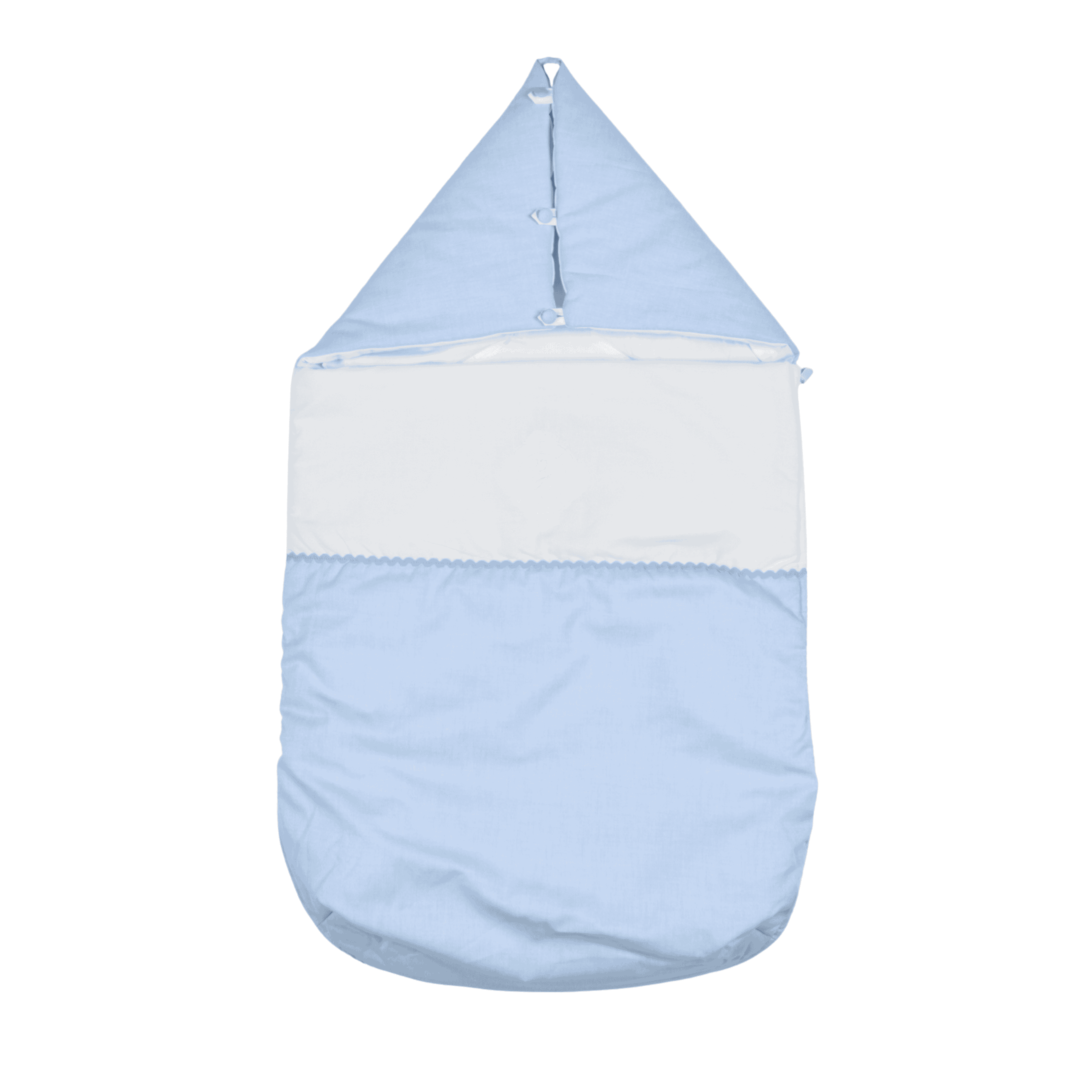 Petit Marin | Boys Blue Cotton Baby Nest (80cm)