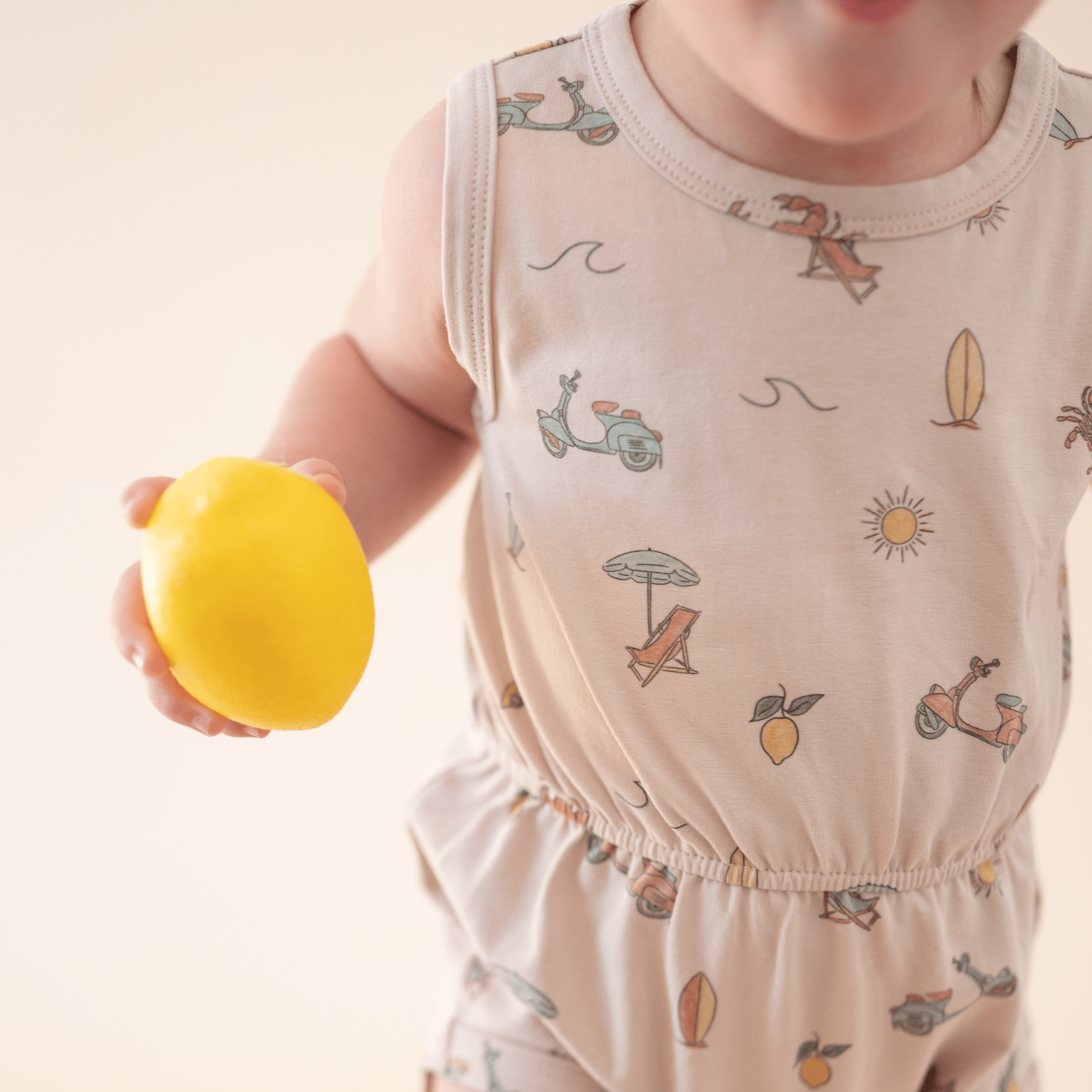 Organic Cotton Playsuit – Summer Vibes