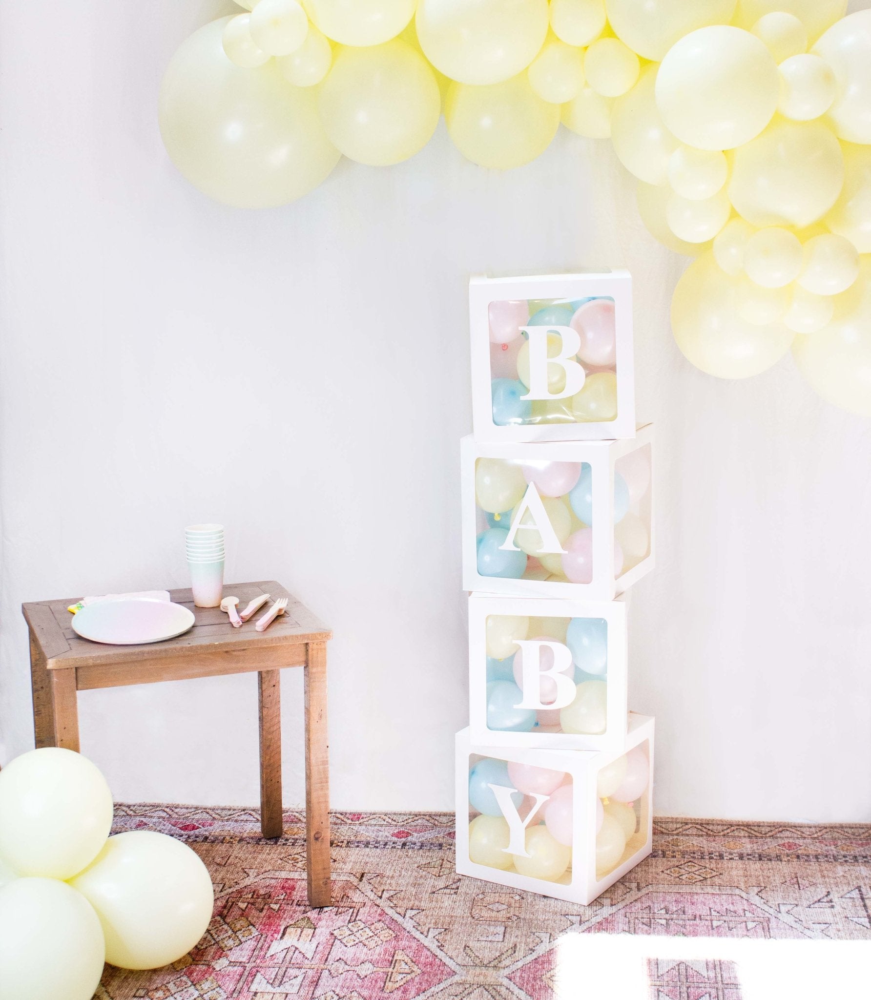 Baby Shower Balloon Blocks