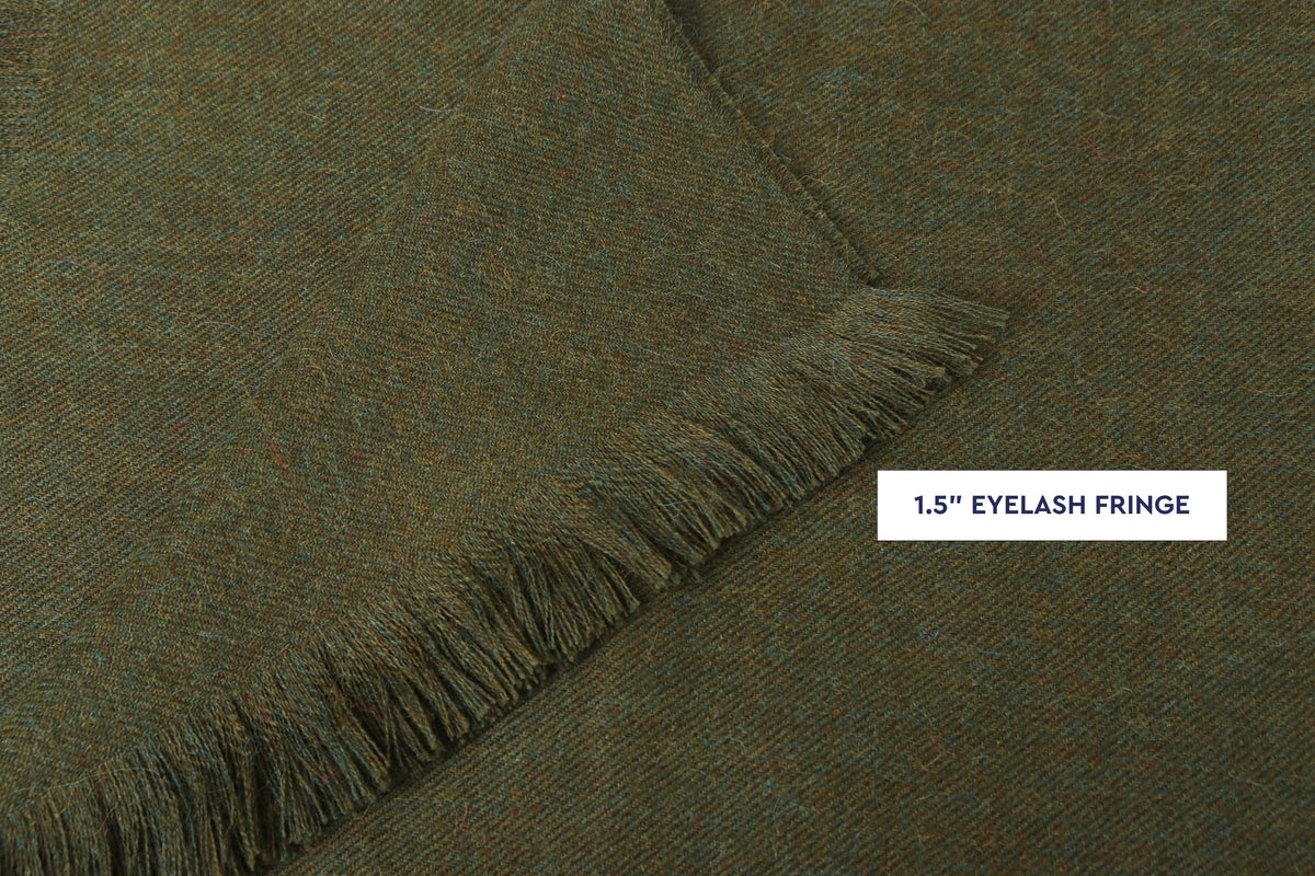 100% Alpaca Wool Throw Blanket