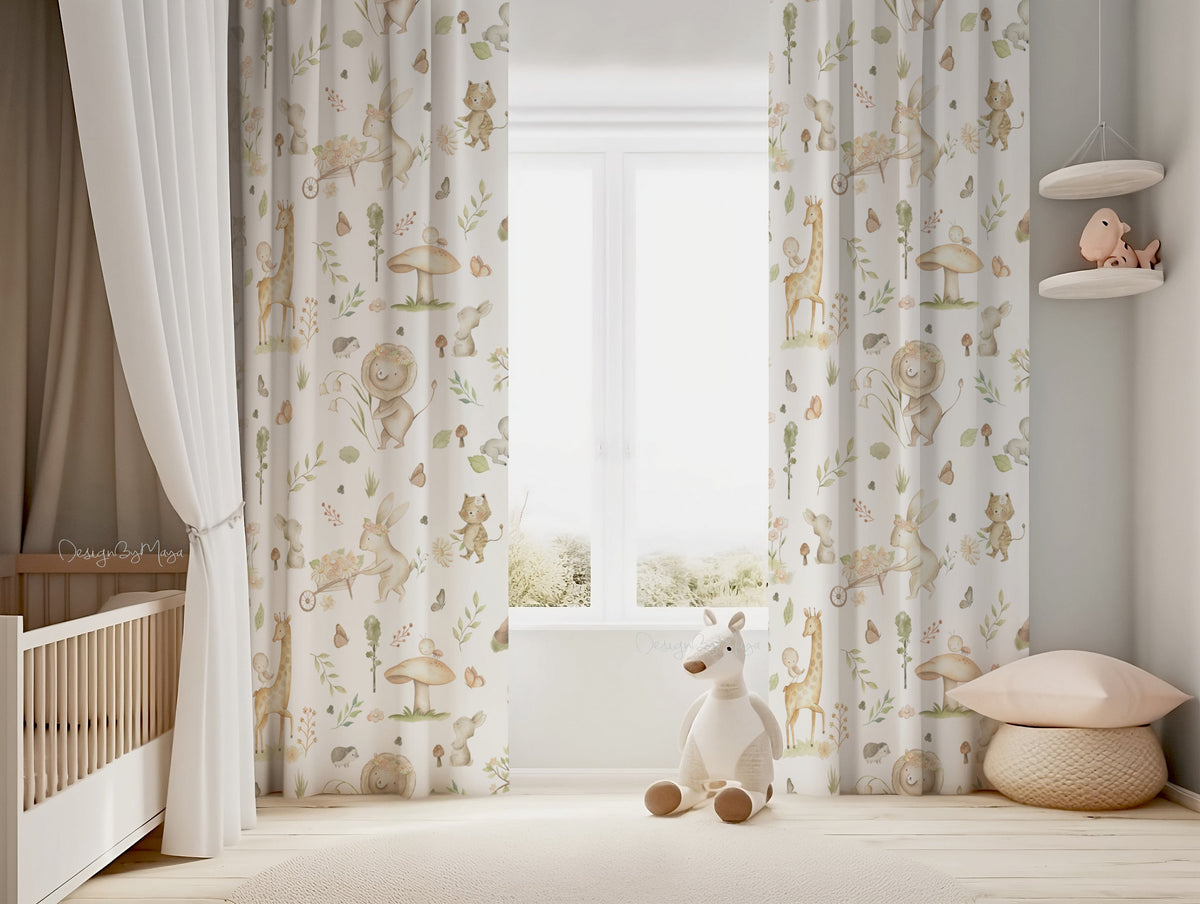 Farm Theme Curtain - Kids Room Curtain