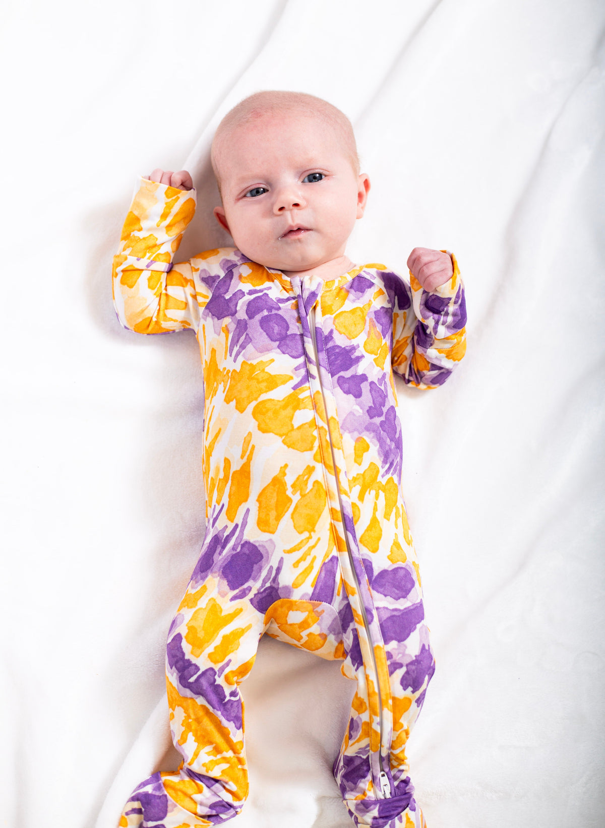 Tie Dye Baby Onesie | Soft Colorful Infant Bodysuit |