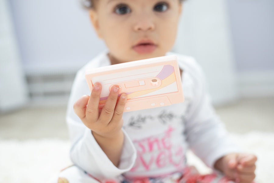 Cassette Mix Tape Teether: Retro 80s & 90s Vibes For Teething Relief