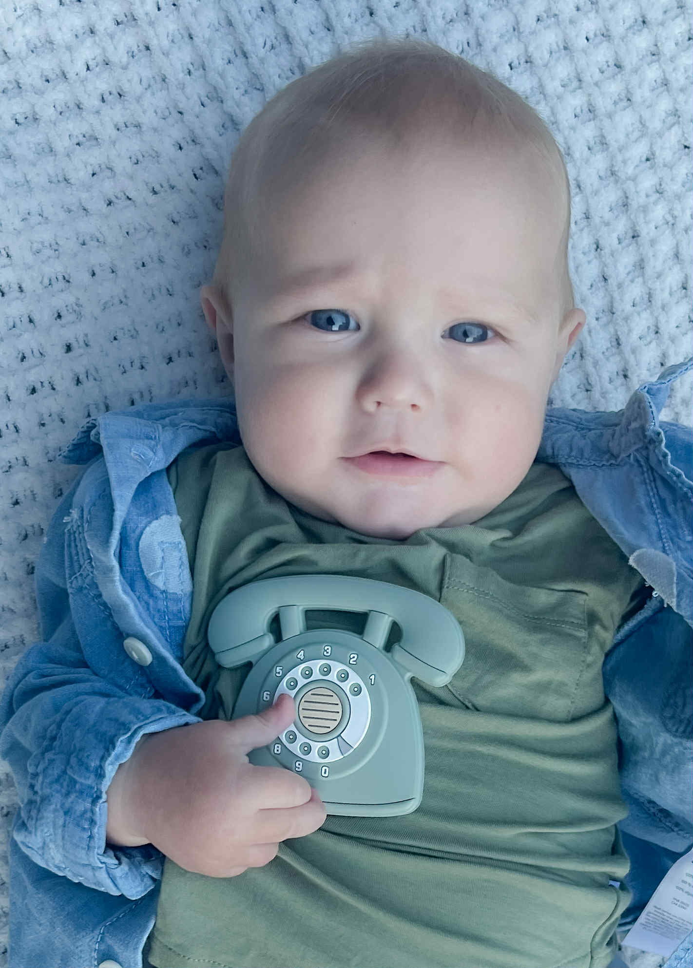 Rotary Dial Phone Sensory Pendant - Safe Chewing Fun Sensory Pendant For Kids With Anxiety