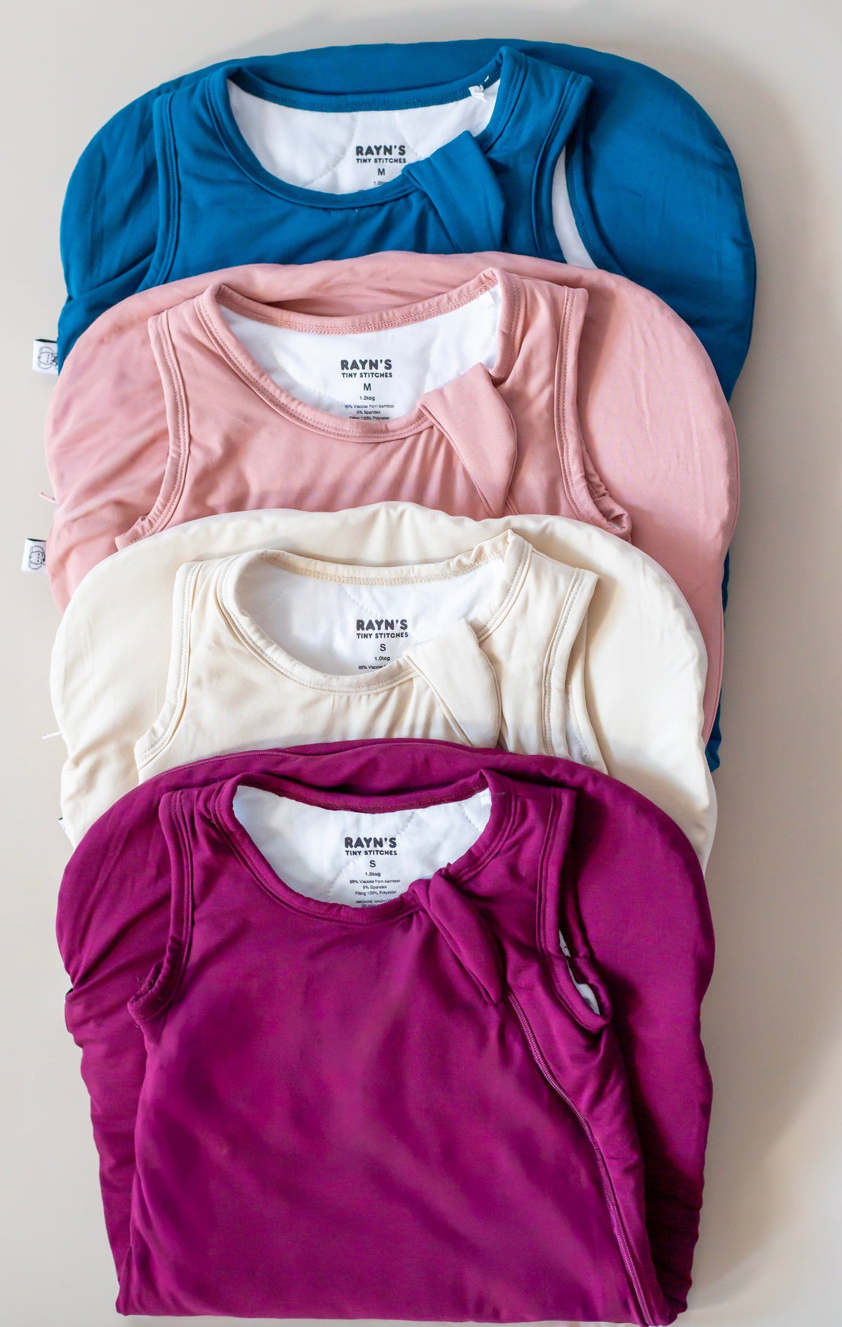 Solid Sleep Sack Bamboo Double Zip Baby Sleep Sack | Wearable Blanket