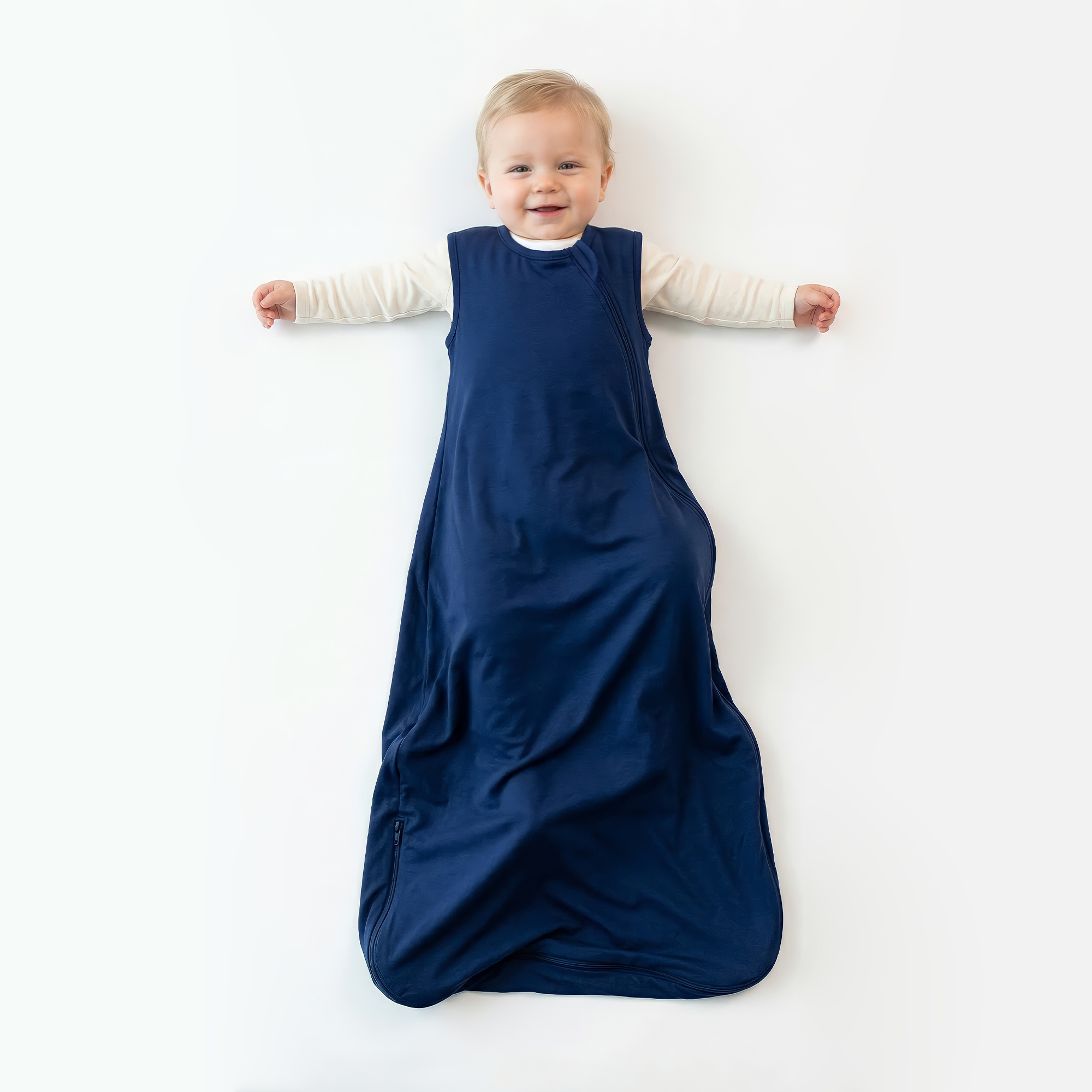 Bamboo Sleep Sack 0.5 Tog In Blue Depths