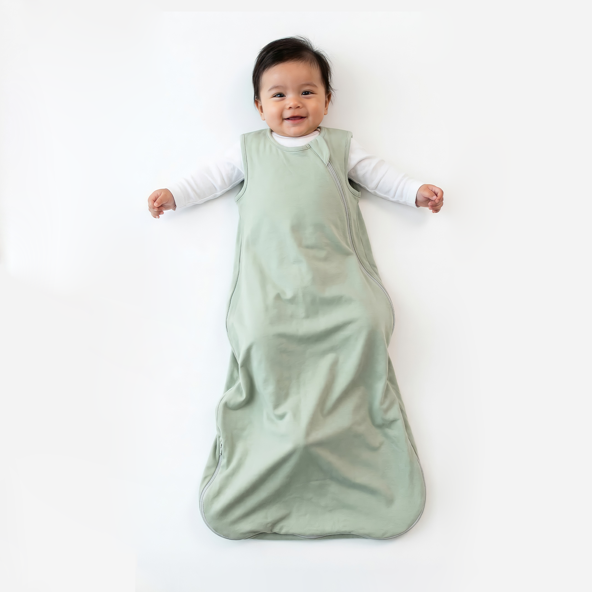 Bamboo Sleep Sack 1.0 Tog In Sage Green