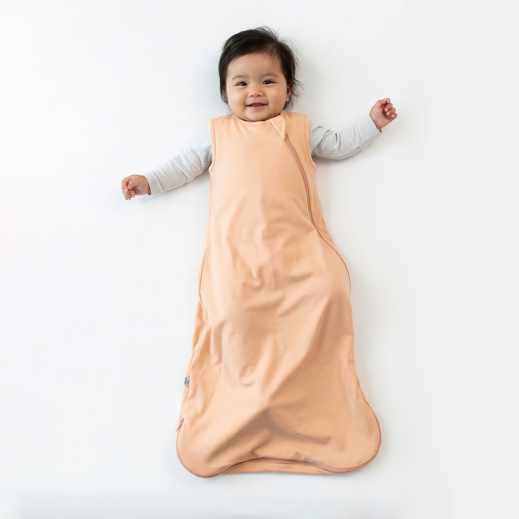 Bamboo Sleep Sack 2.5 Tog In Peach Fuzz