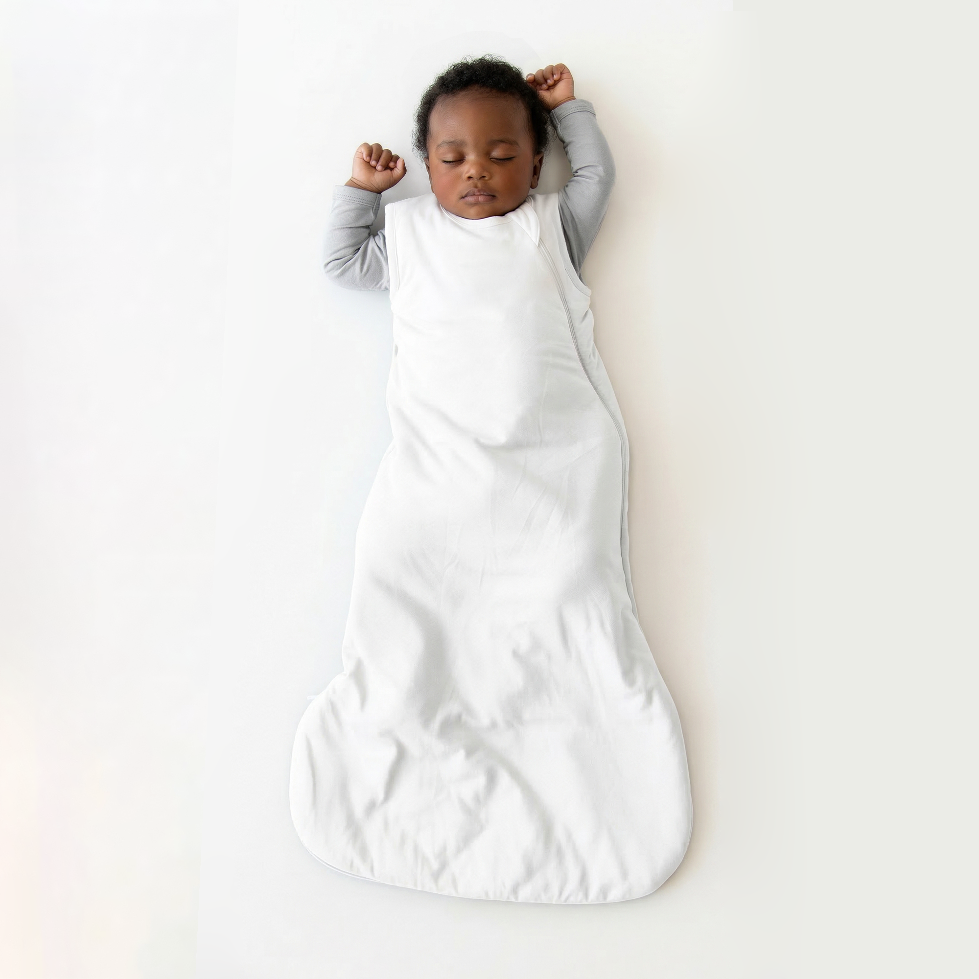 Bamboo Sleep Sack 0.5 Tog In White