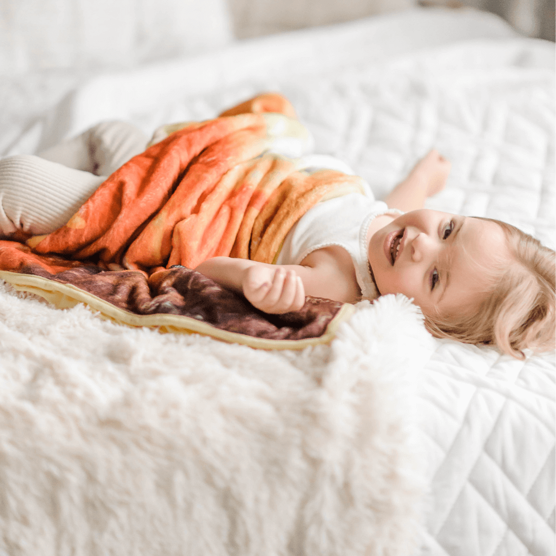 Bamboo Viscose Minky Squirrel Blanket - Double Layers - Happiness Is Homemade