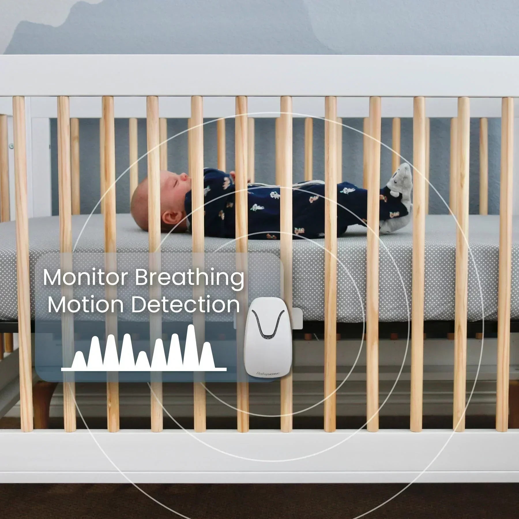 Babysense True Sleep: Video Baby Monitor With Breathing Motion Sleep Monitor, 1 Or 2 Cameras