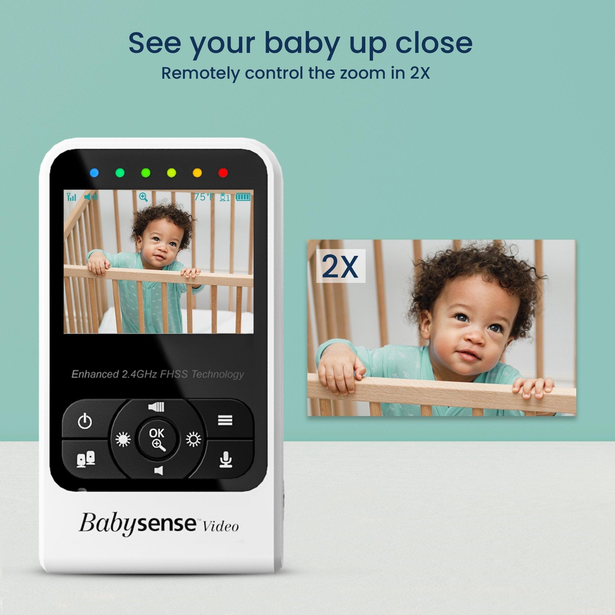 Babysense 7 Safe Sleep & Compact Video Monitor Bundle