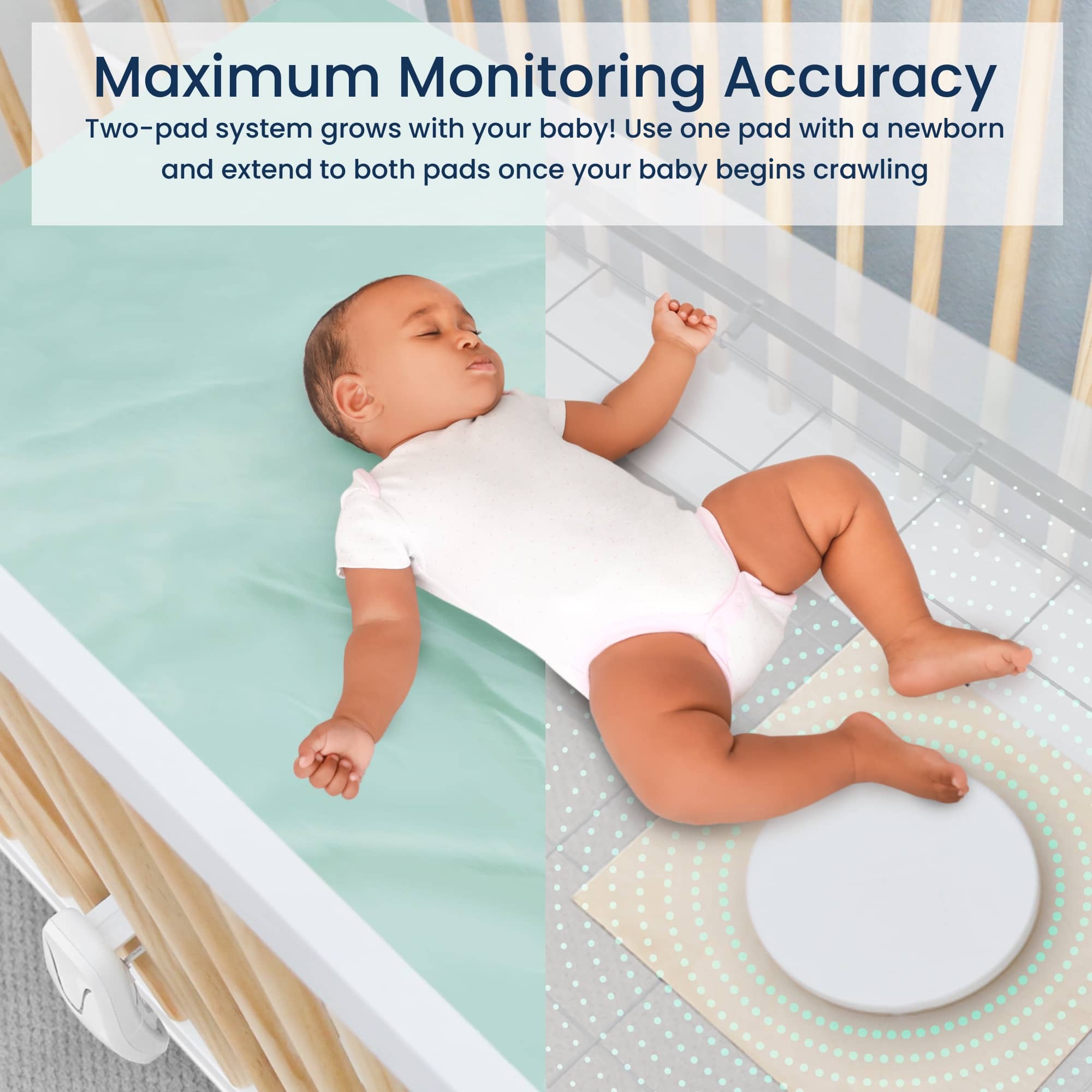 Babysense Smart Nursery: Video Baby Monitor, Breathing Motion Sleep Monitor, Night Light & Sound Machine