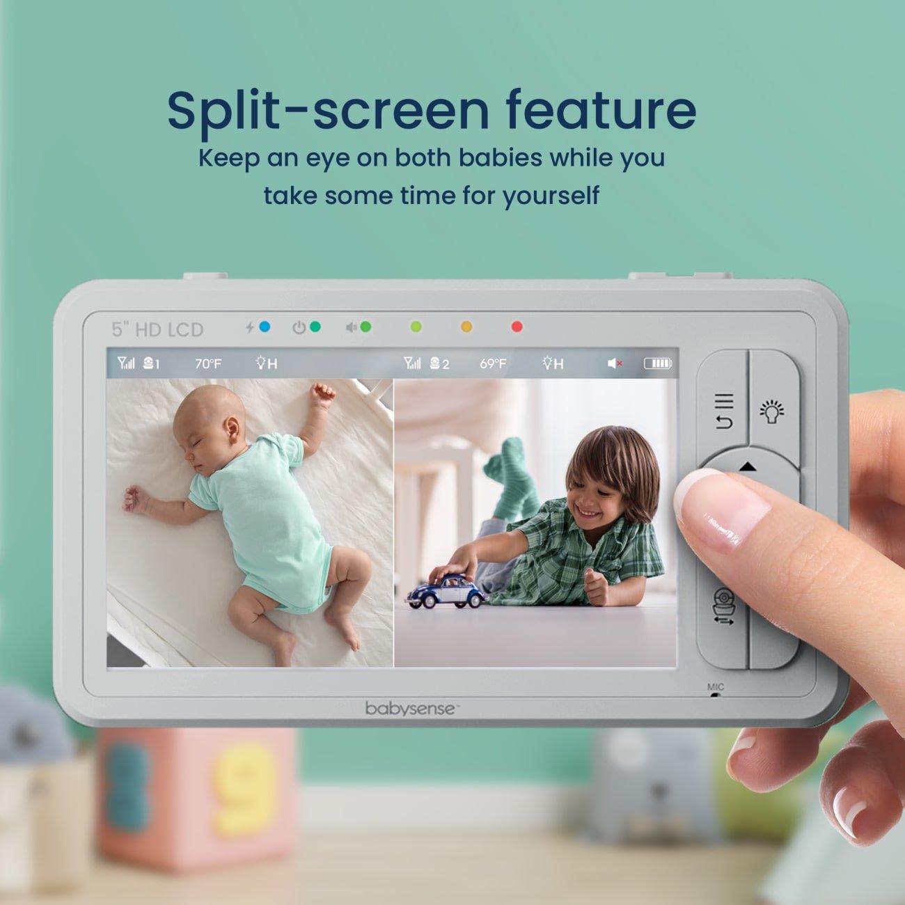 Babysense True Sleep: Video Baby Monitor With Breathing Motion Sleep Monitor, 1 Or 2 Cameras