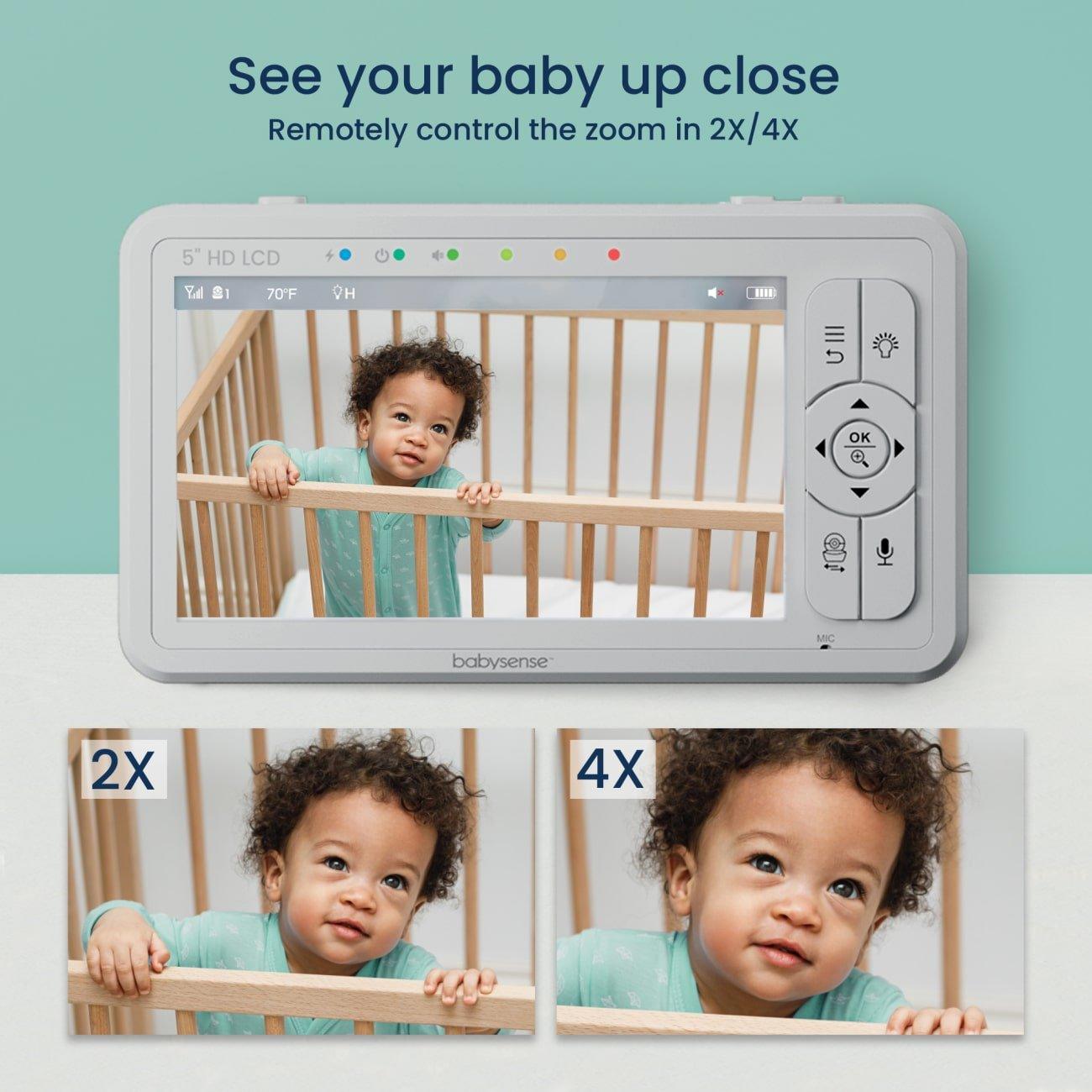 Babysense True Sleep: Video Baby Monitor With Breathing Motion Sleep Monitor, 1 Or 2 Cameras