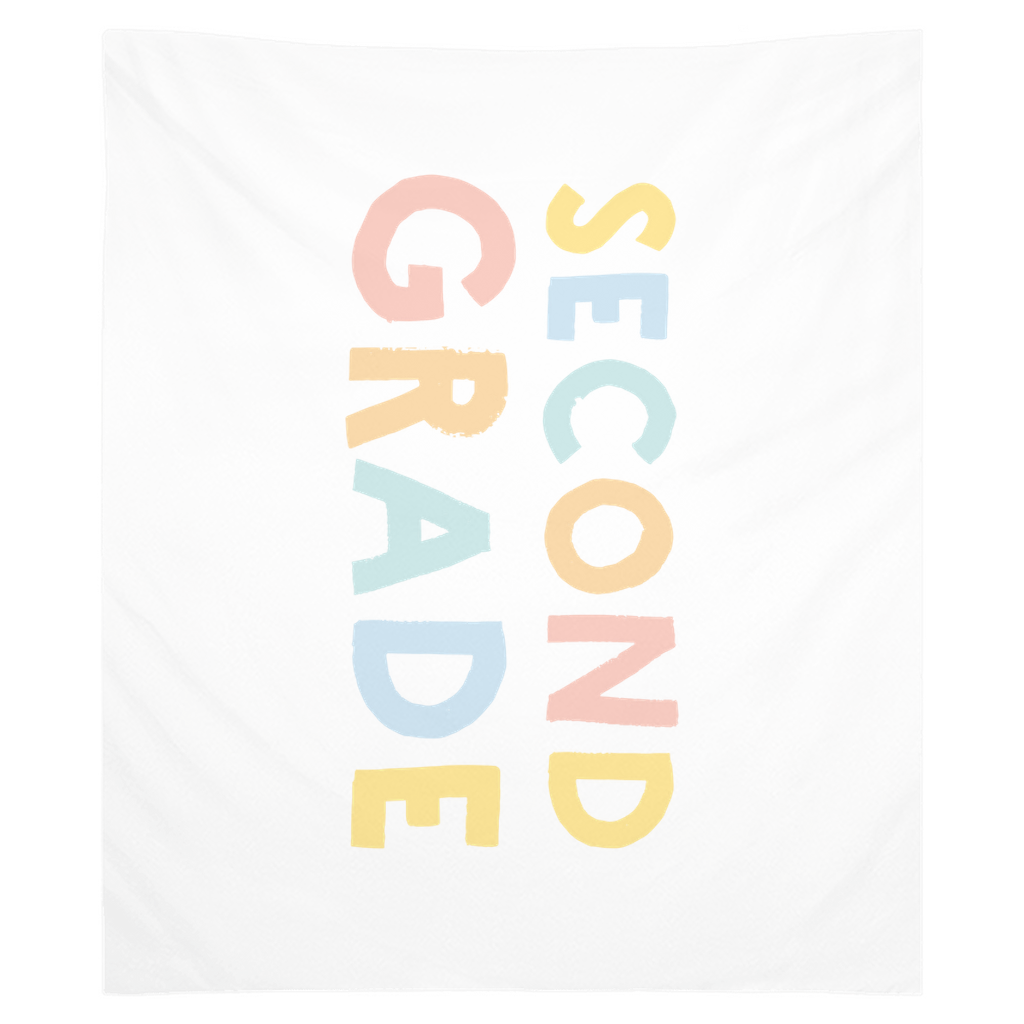 First Day Of Second Grade Tapestry, First Day Of School Banner