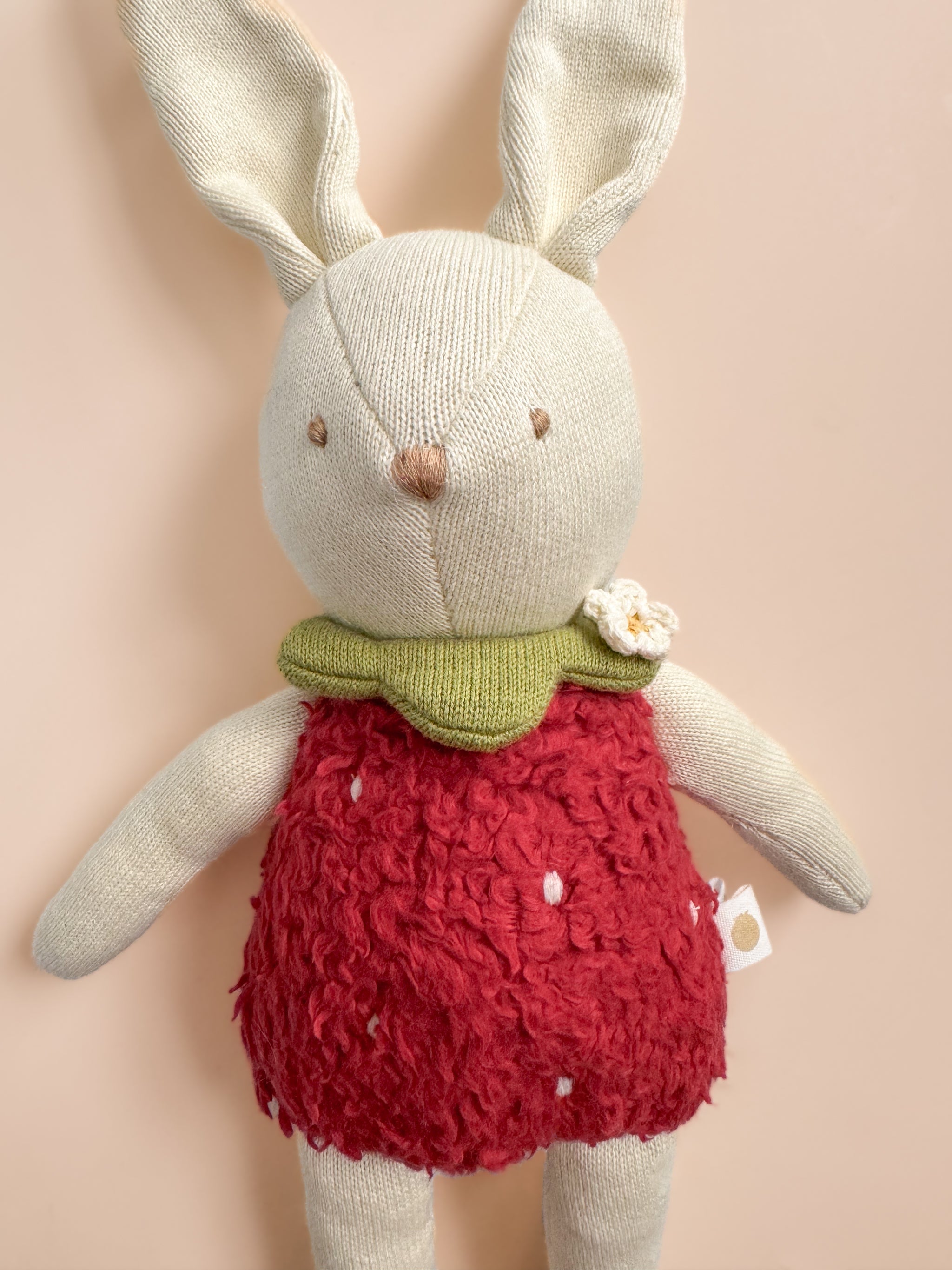 Bailey Bunny Strawberry Plushie Toy