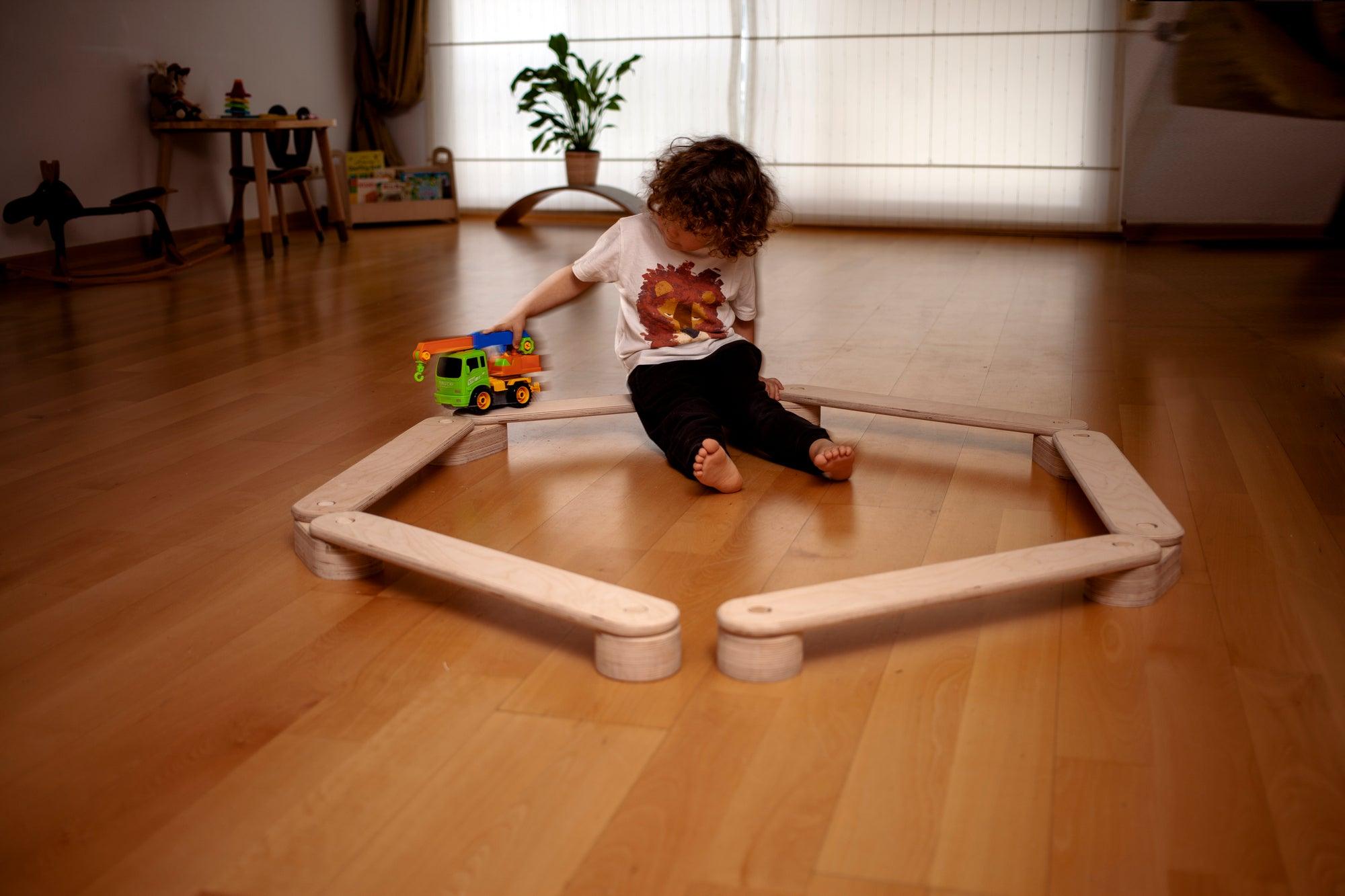 Balance Beam And Stepping Stones Set