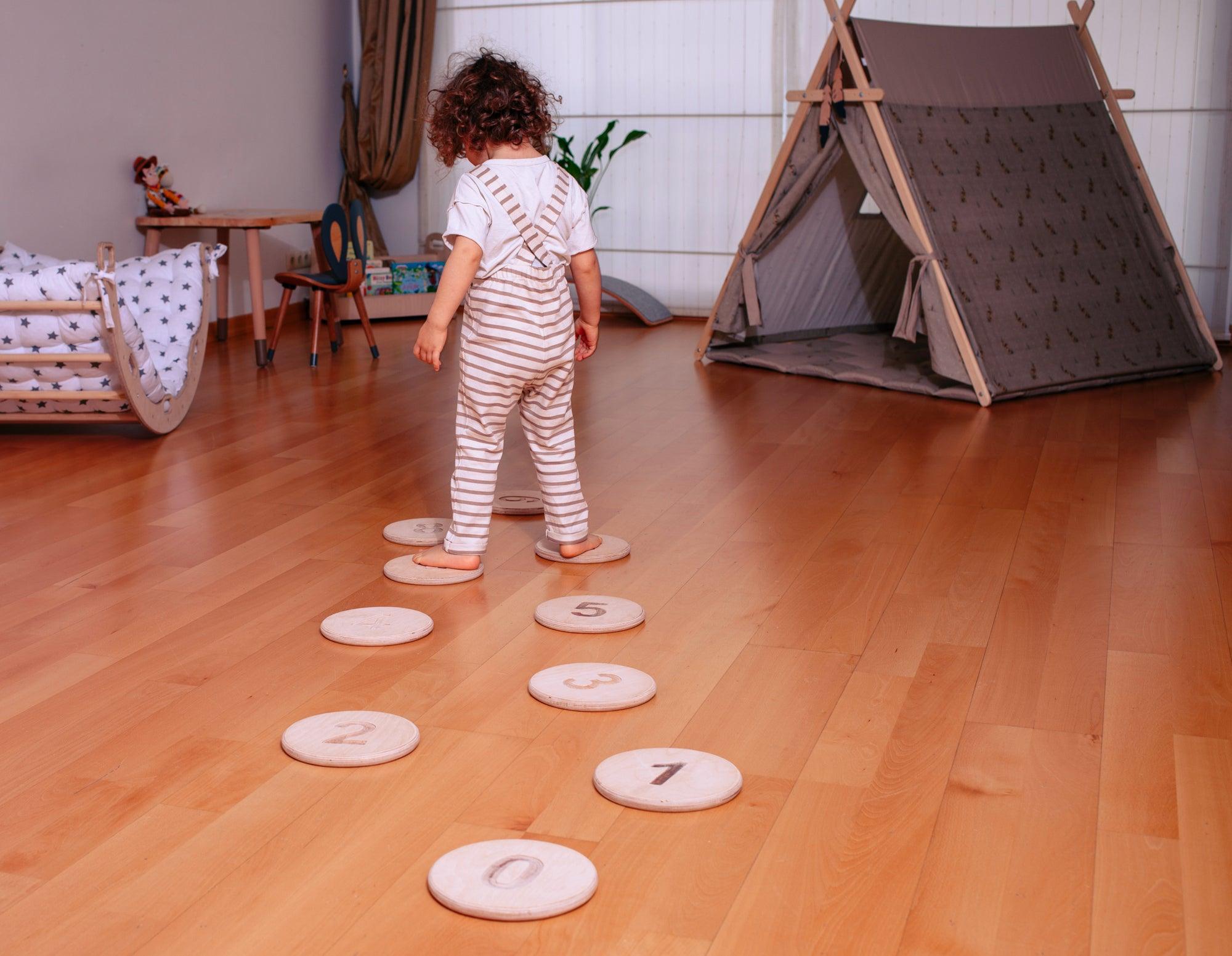 Balance Beam And Stepping Stones Set