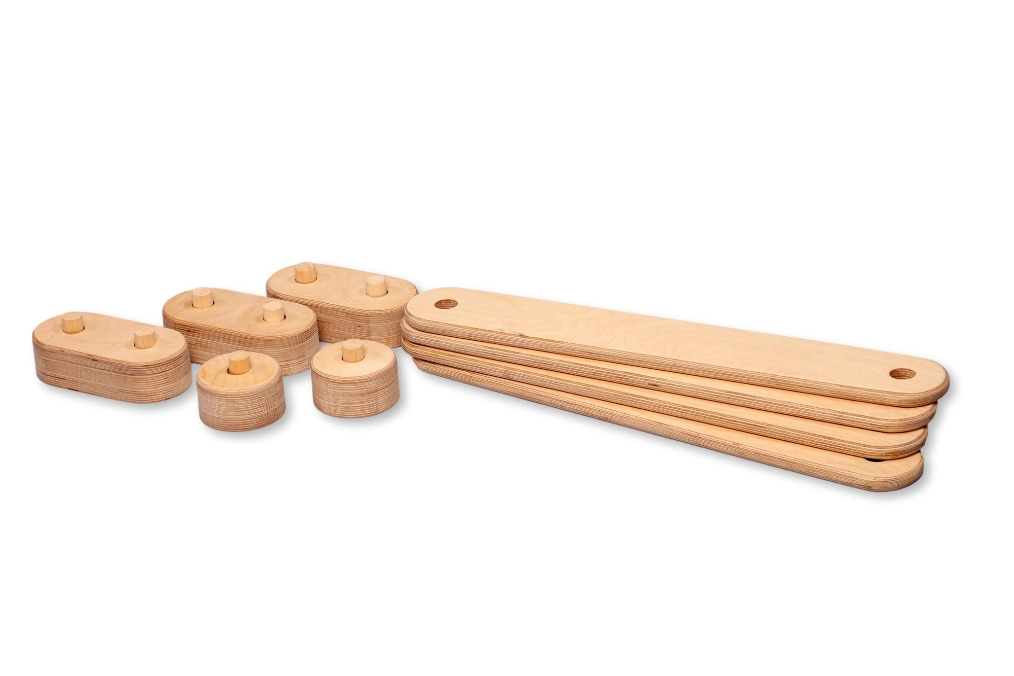 Balance Beam And Stepping Stones Set