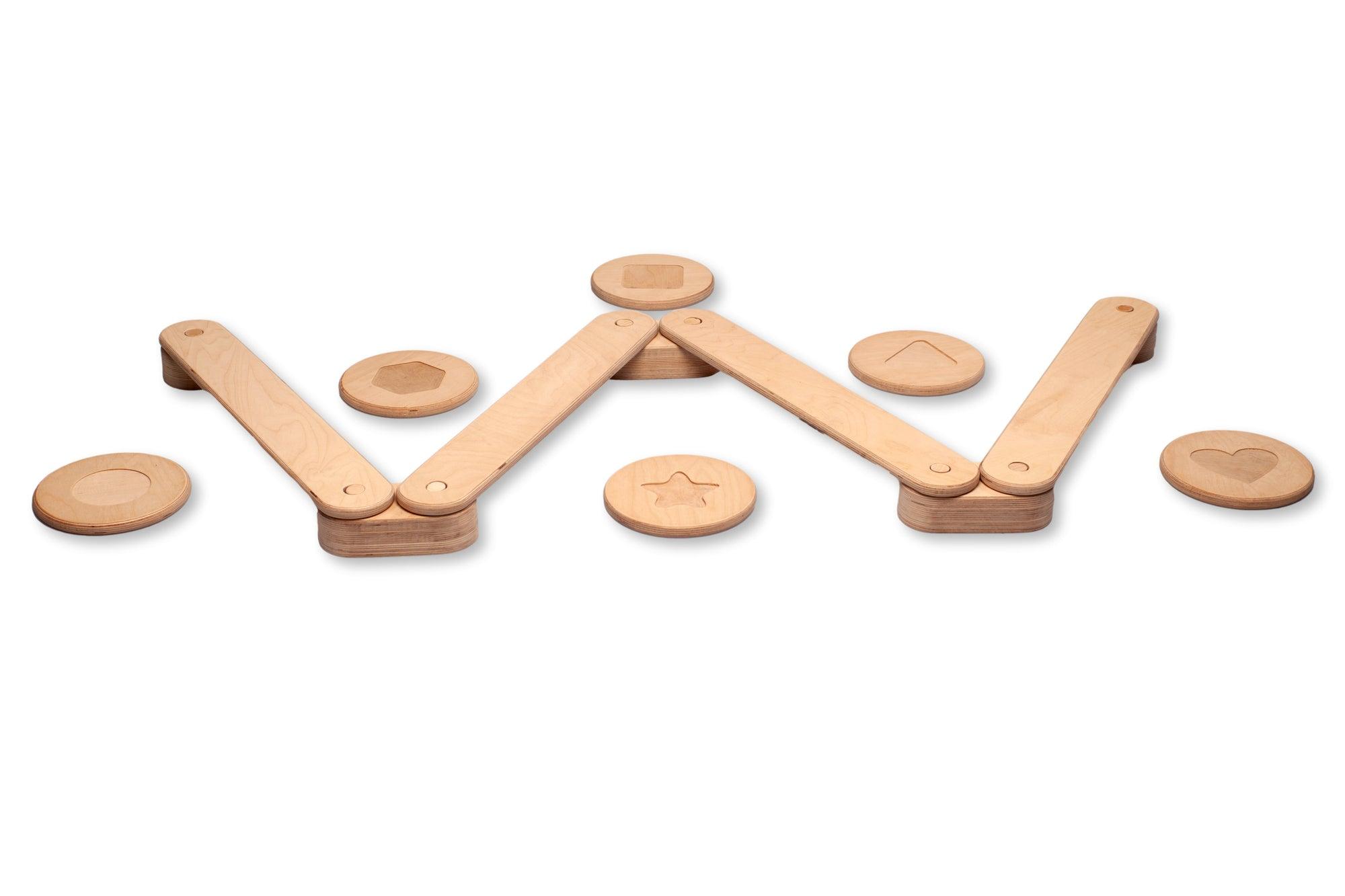 Balance Beam And Stepping Stones Set