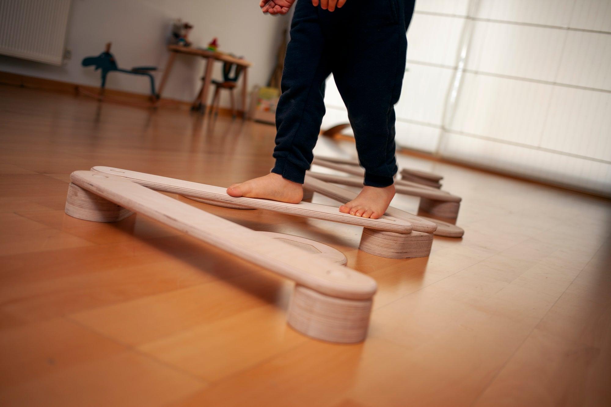 Balance Beam And Stepping Stones Set