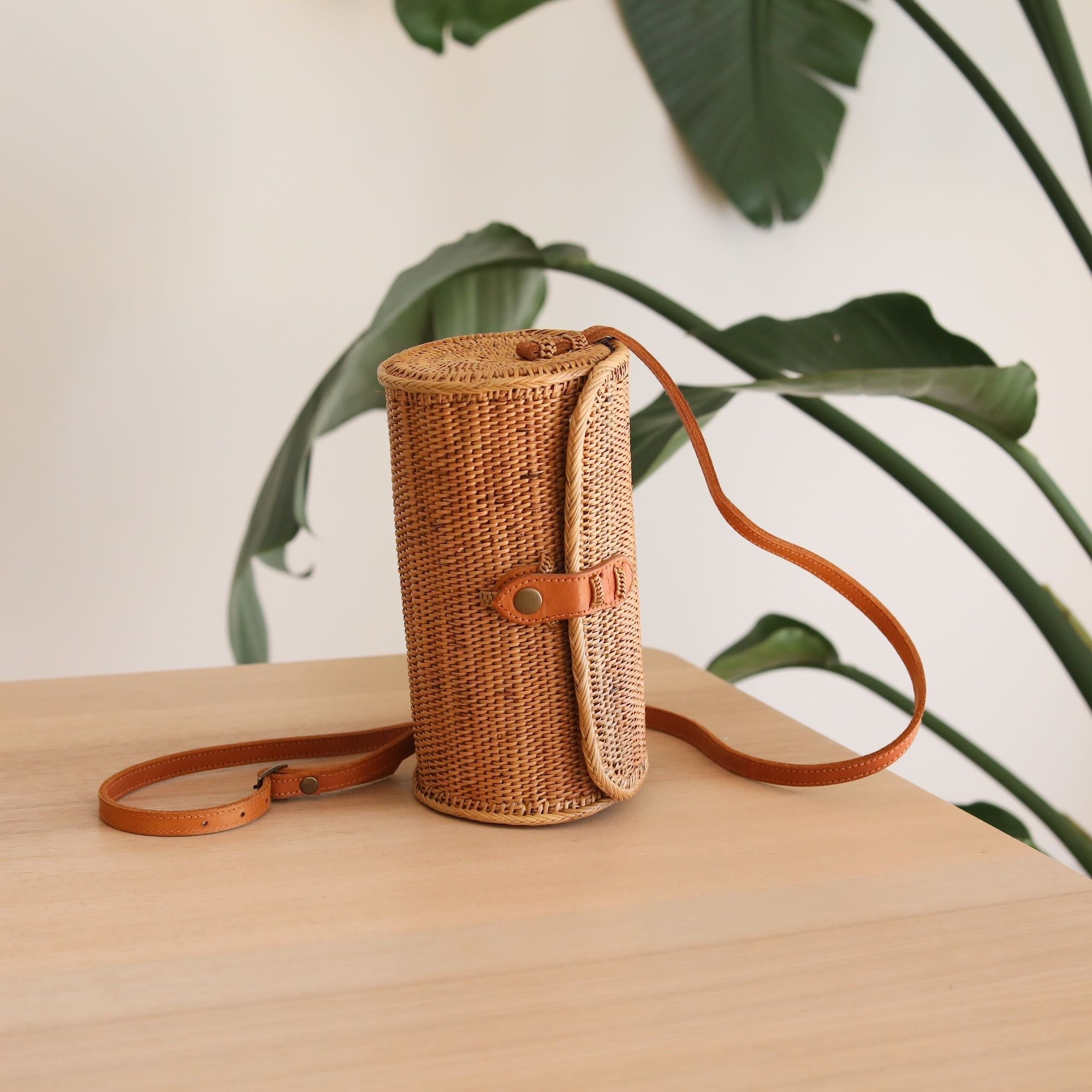 Bali Rattan Crossbody Bag - Tapang