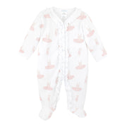 Ballet Tutu Printed Footie | Baby Girl
