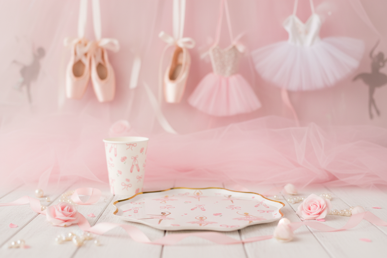 Ballerina Paper Cups 9oz (8 Pack)