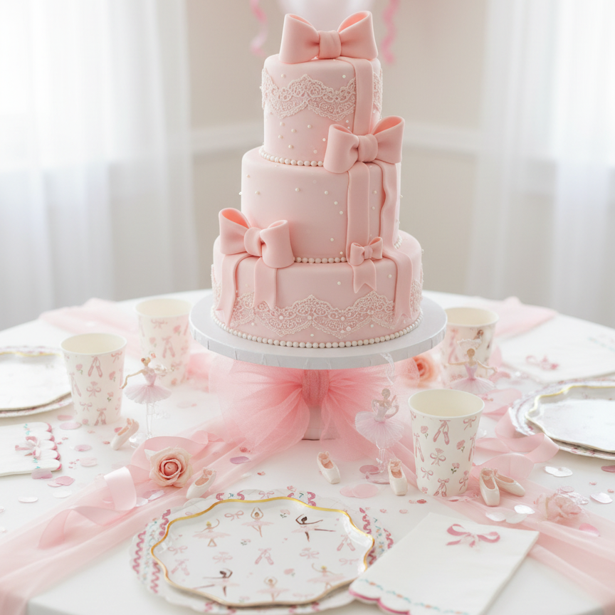 Ballerina Party Supplies In A Box